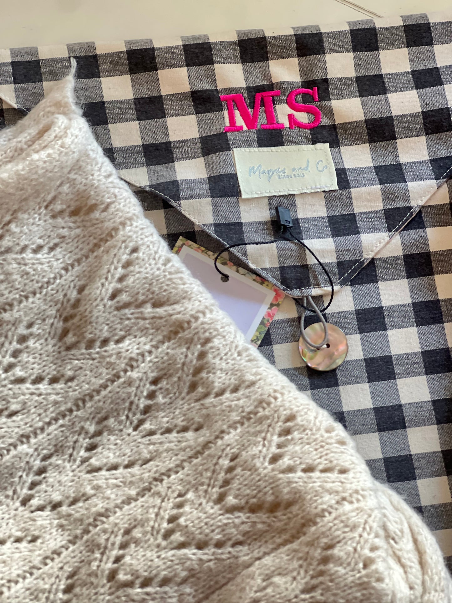 BANDANA CON BOLSA - MARINO