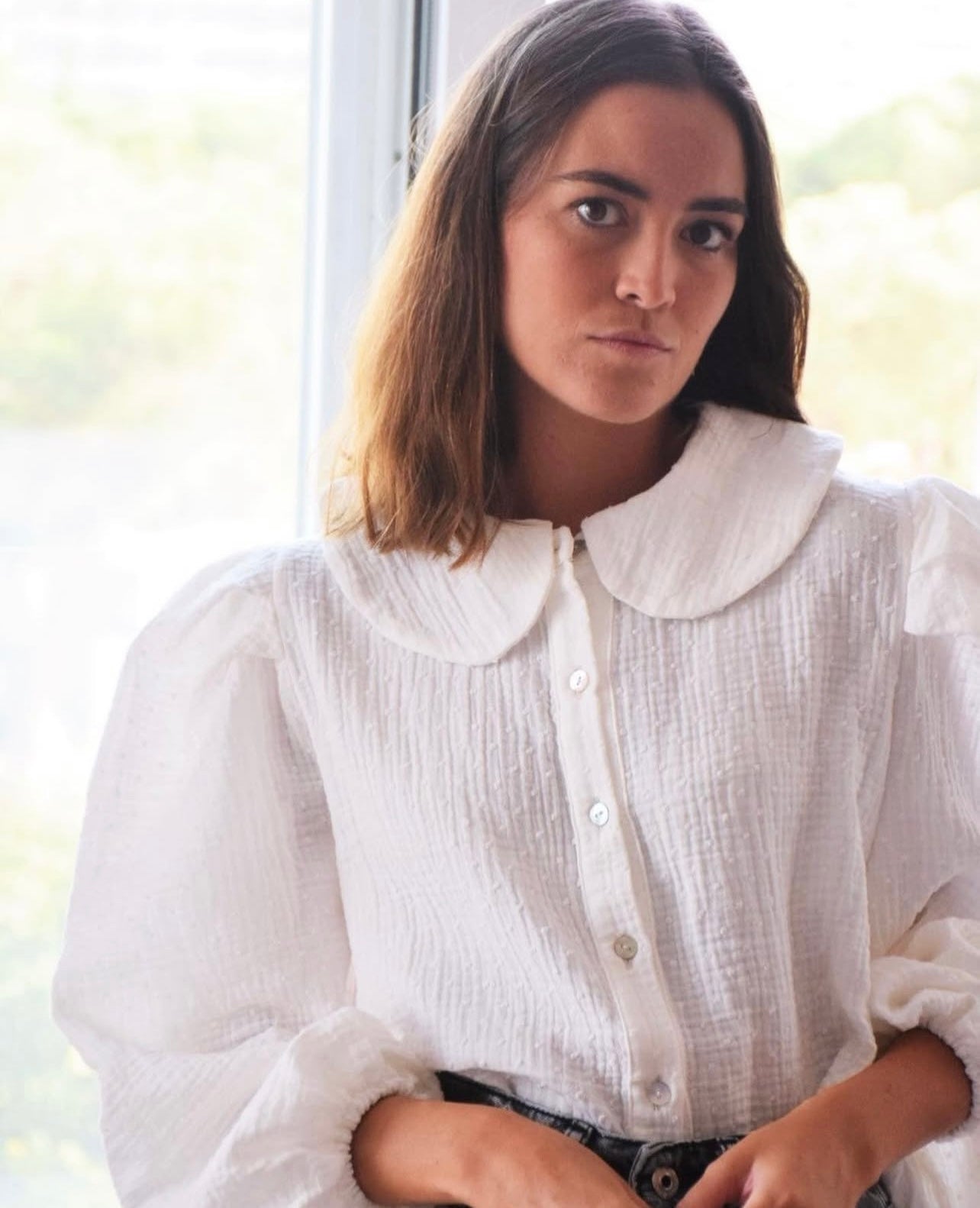 CAMISA JULIETA - PLUMETI BLANCO - PREORDER 1 SEPTIEMBRE