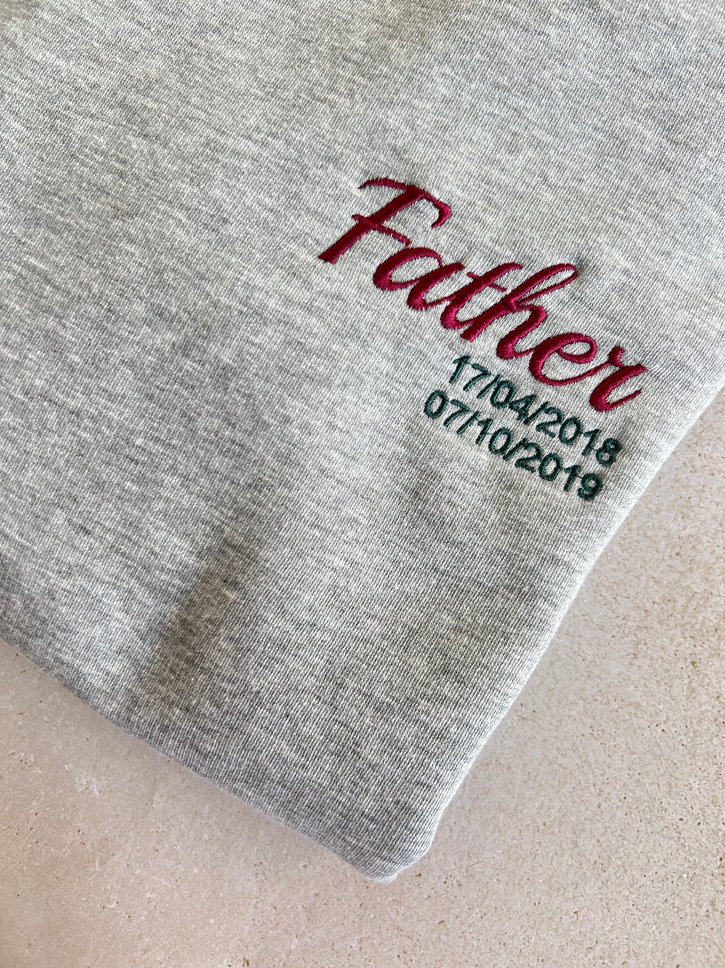 FATHER SWEATSHIRT - PERSONALIZED -