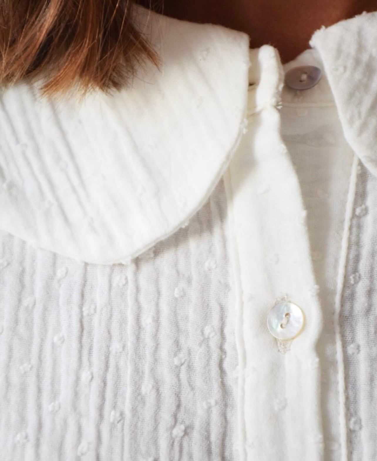 CAMISA JULIETA - PLUMETI BLANCO - PREORDER 1 SEPTIEMBRE