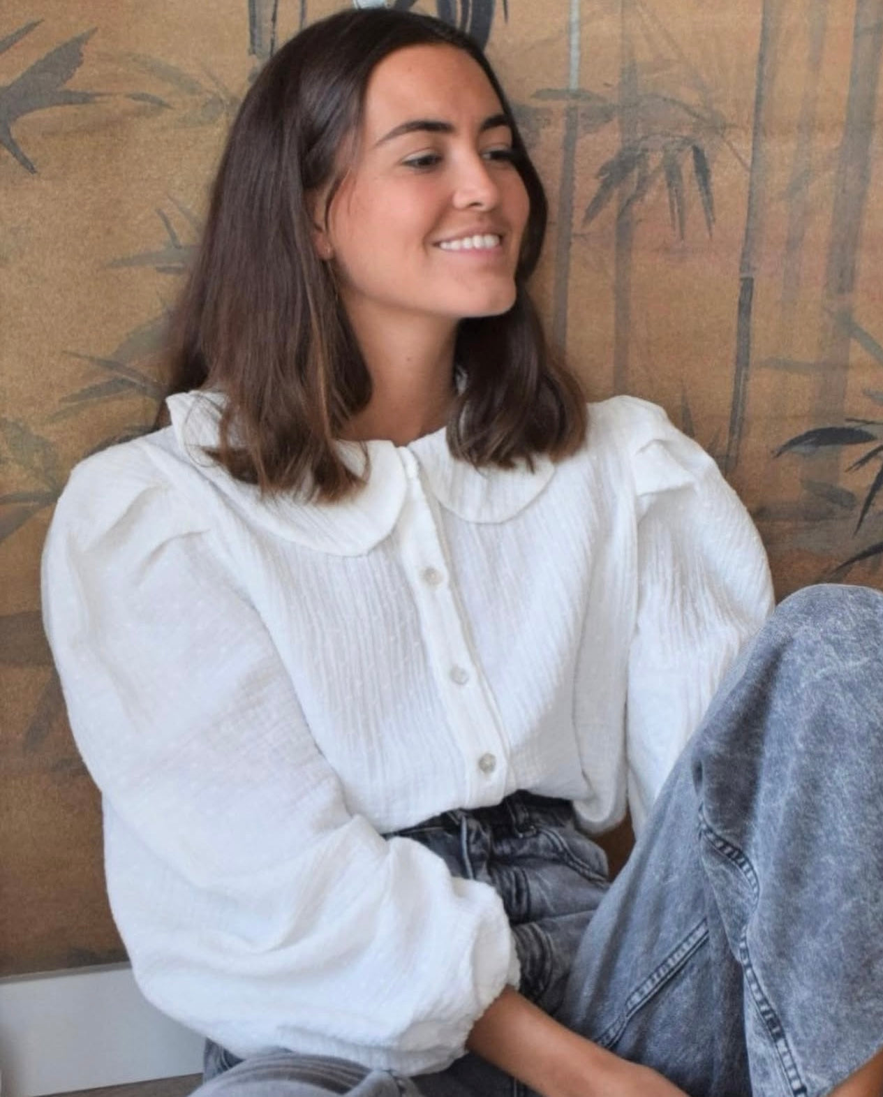 CAMISA JULIETA - PLUMETI BLANCO - PREORDER 1 SEPTIEMBRE