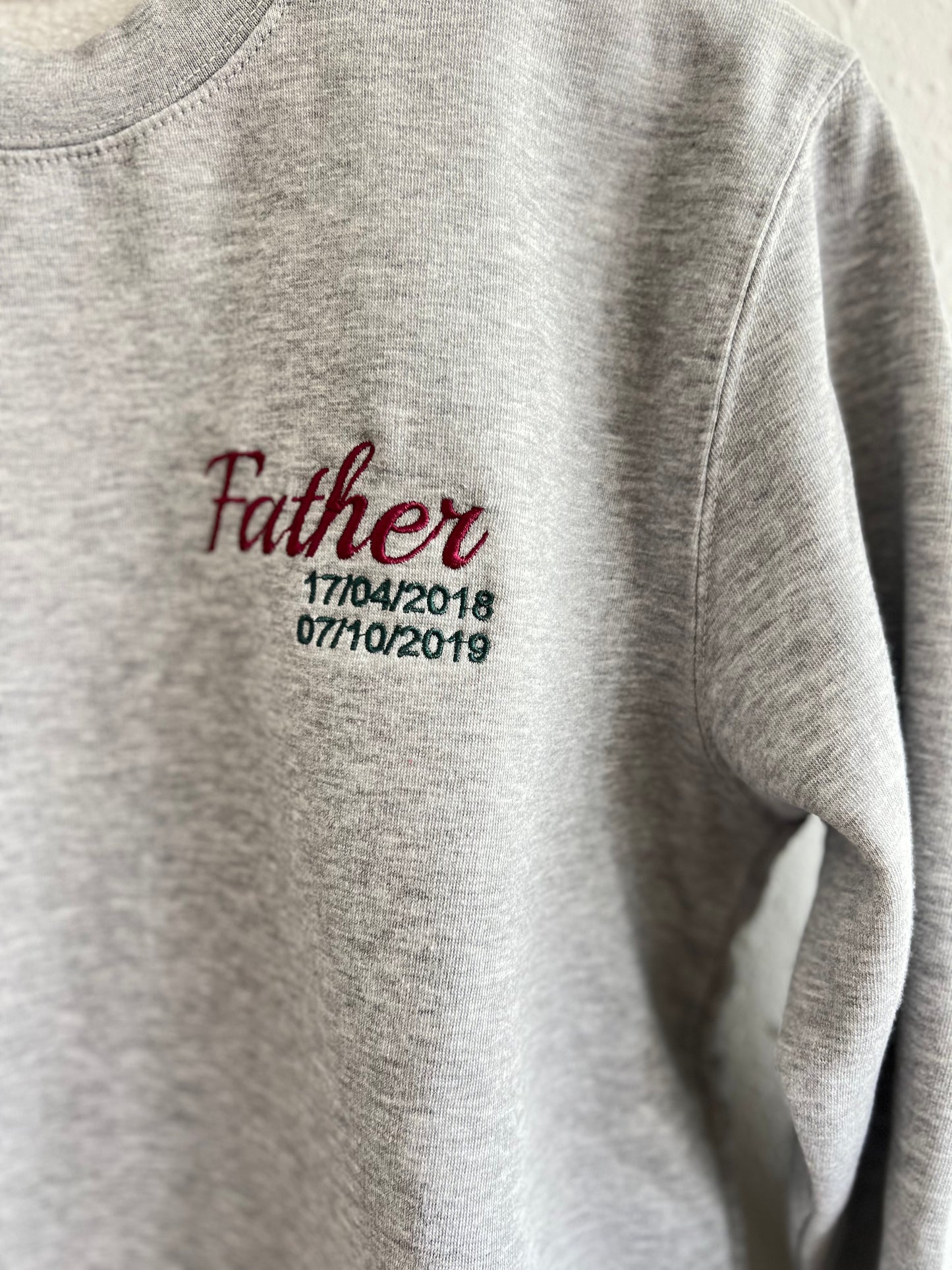 FATHER SWEATSHIRT - PERSONALIZED -