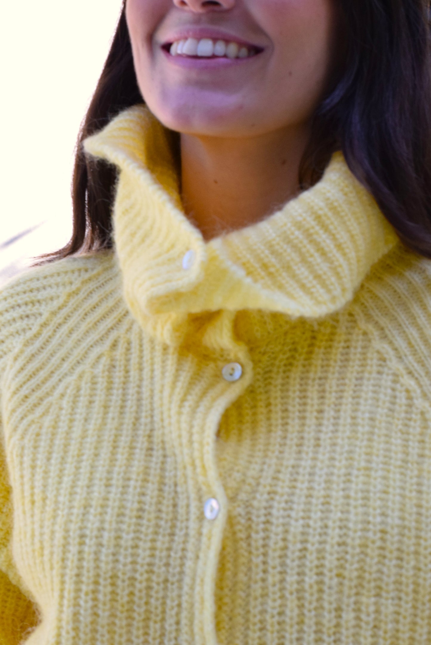 CHAQUETA MARTINA LANA - AMARILLO - PREORDER 31 OCTUBRE