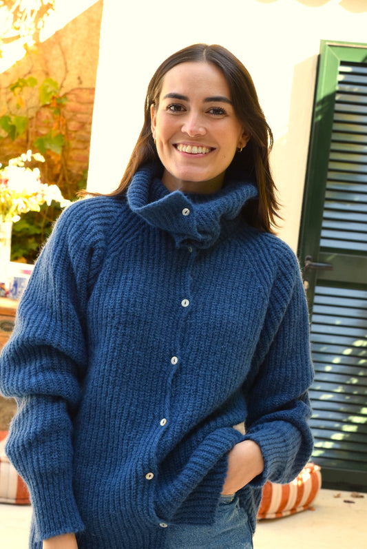 CHAQUETA MARTINA LANA - AZUL NAVY - PREORDER 31 OCTUBRE