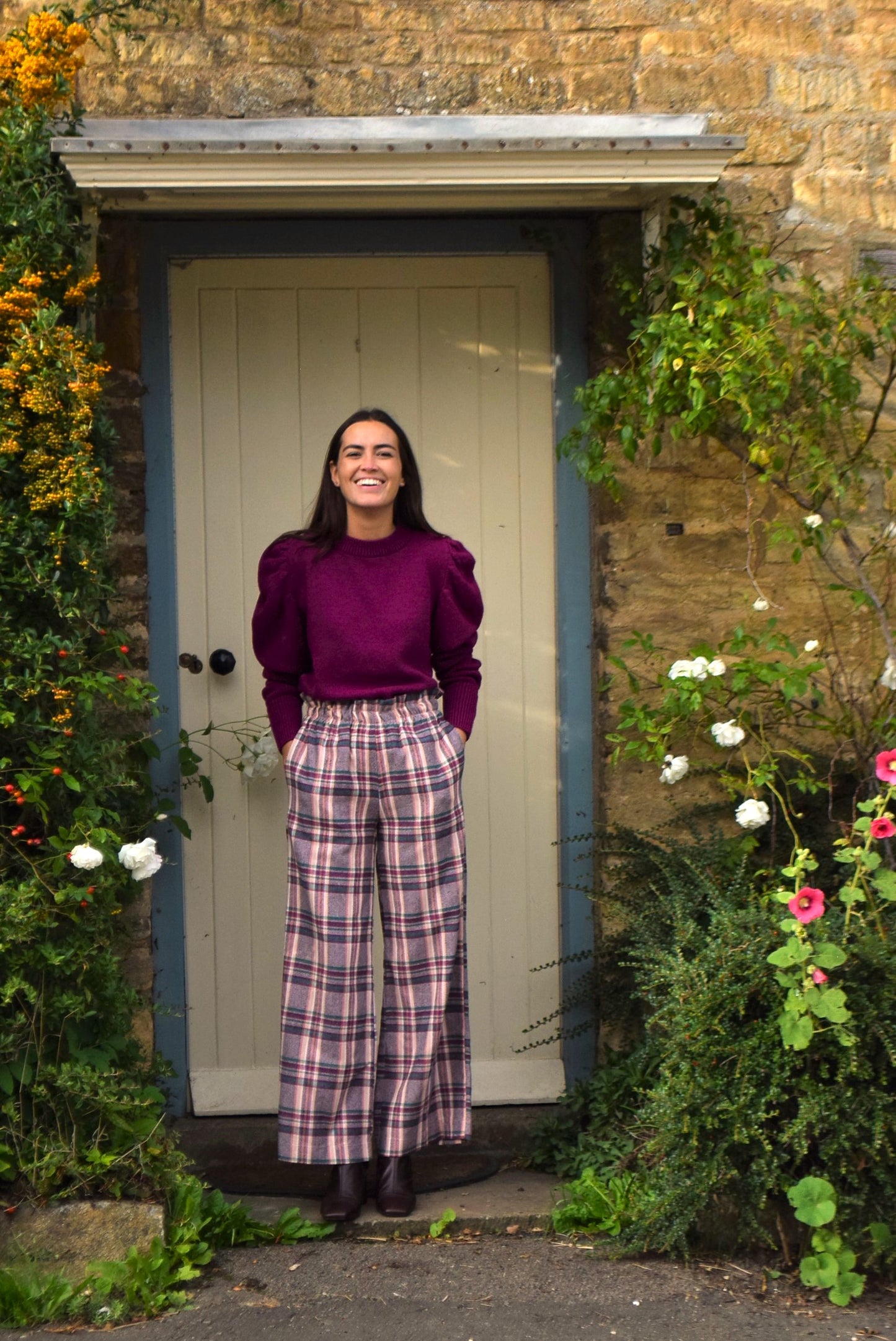 PANTALONES LUCÍA - ESCOCÉS ROSA - PREORDER 17 OCTUBRE