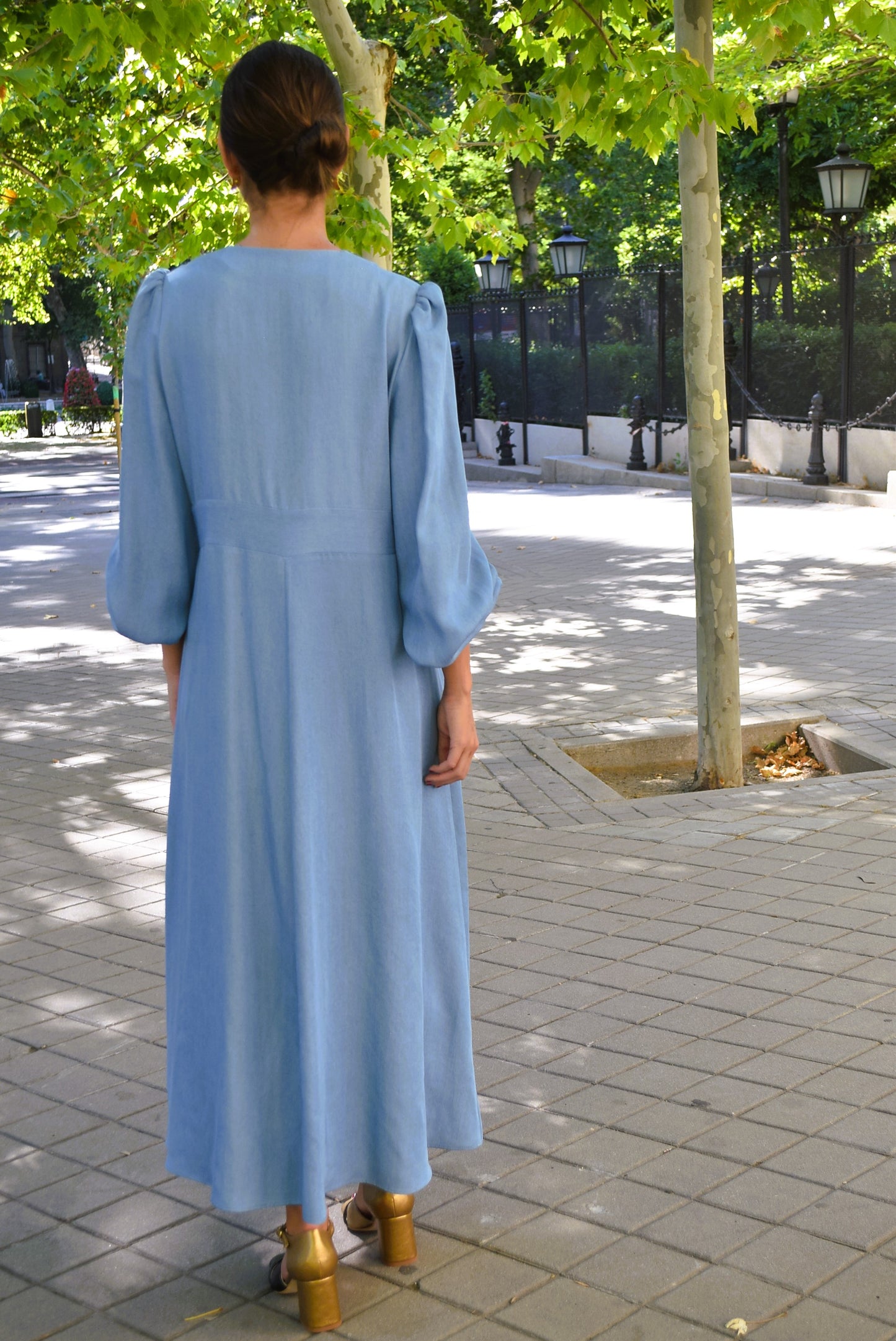 VESTIDO JIMENA - VAQUERO CLARO -