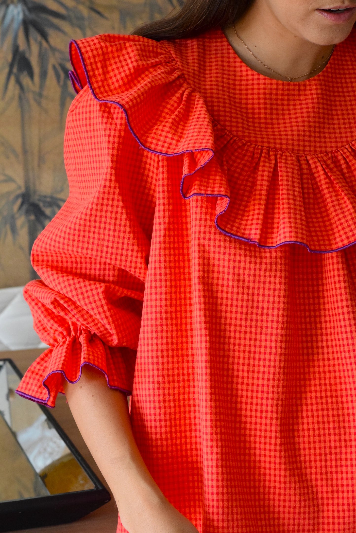 BLUSA CONSTANZA - MINIVICHY ROJO - PREORDER 3 SEPTIEMBRE