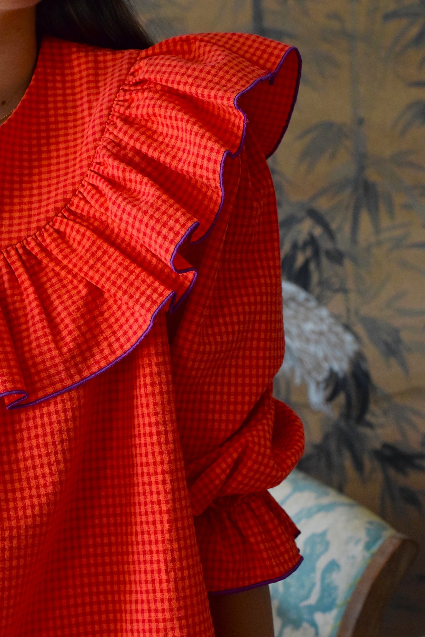 BLUSA CONSTANZA - MINIVICHY ROJO - PREORDER 3 SEPTIEMBRE