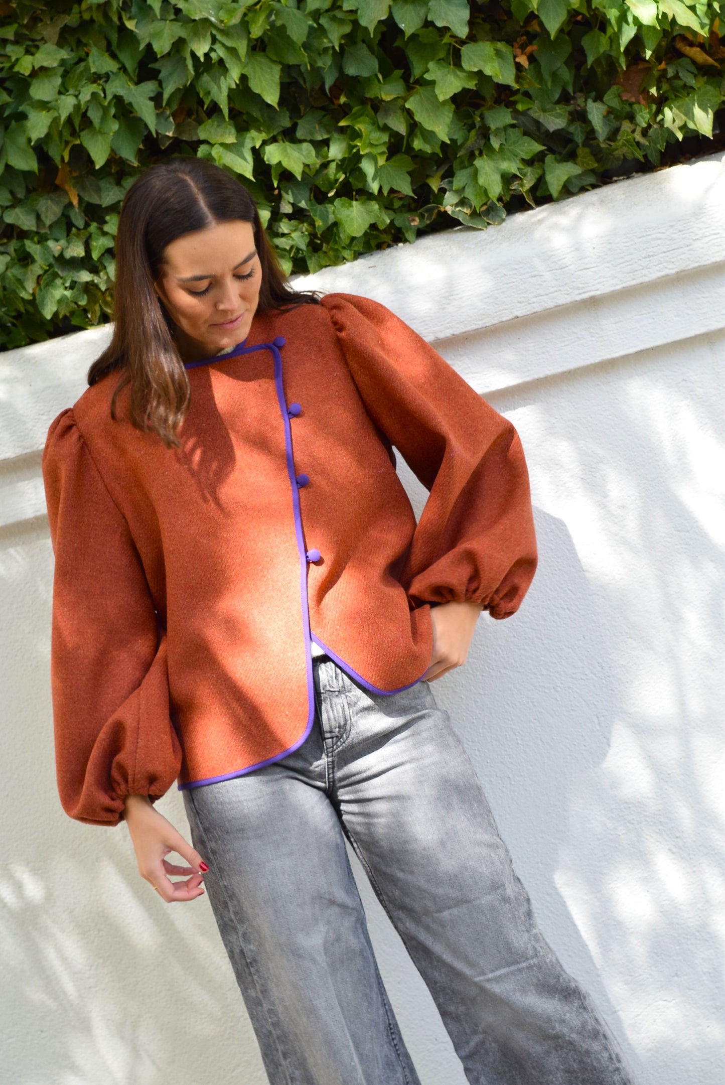 CHAQUETA SIMONA - NARANJA - PREORDER 20 OCTUBRE