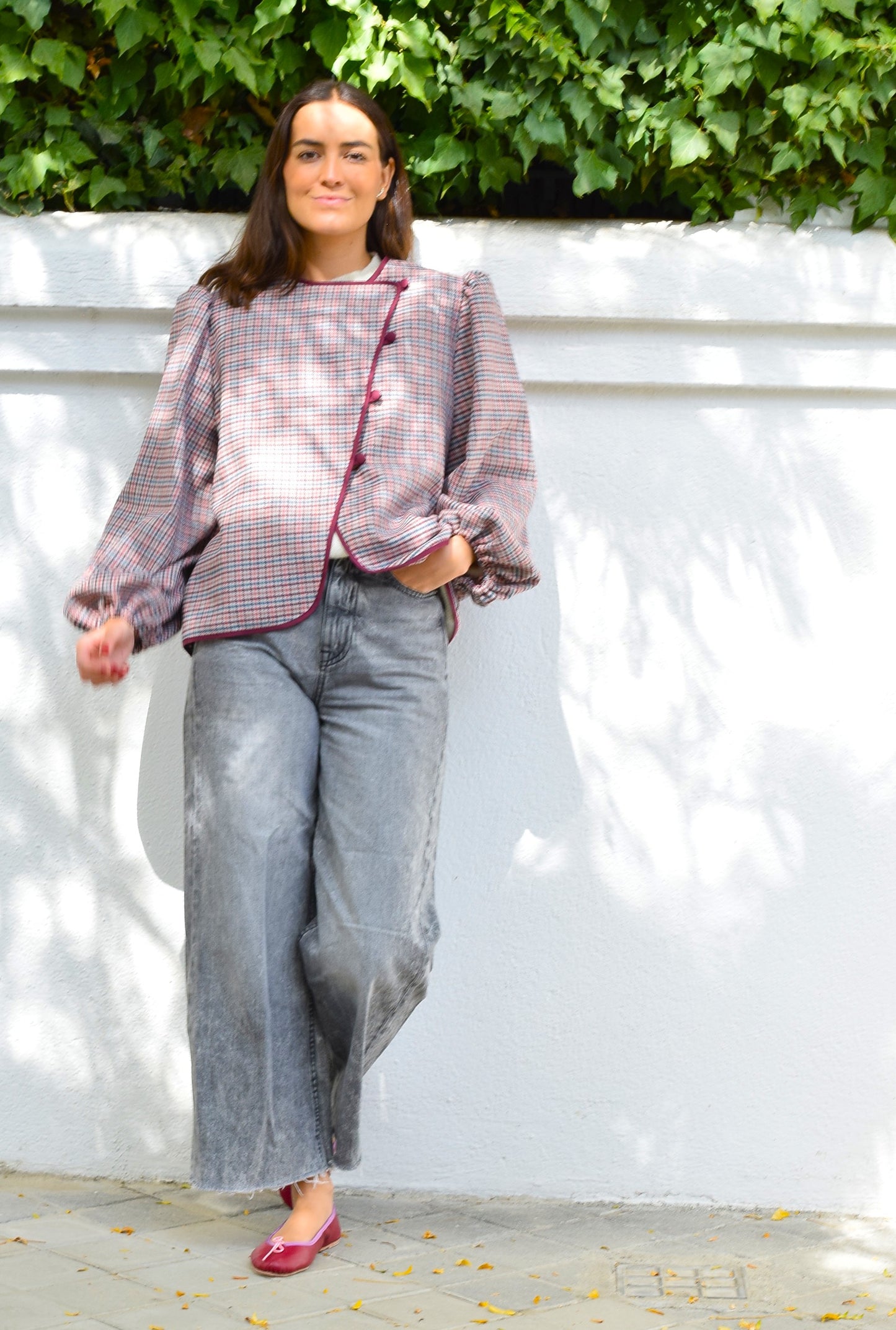 CHAQUETA SIMONA - GRANATE - PREORDER 20 OCTUBRE