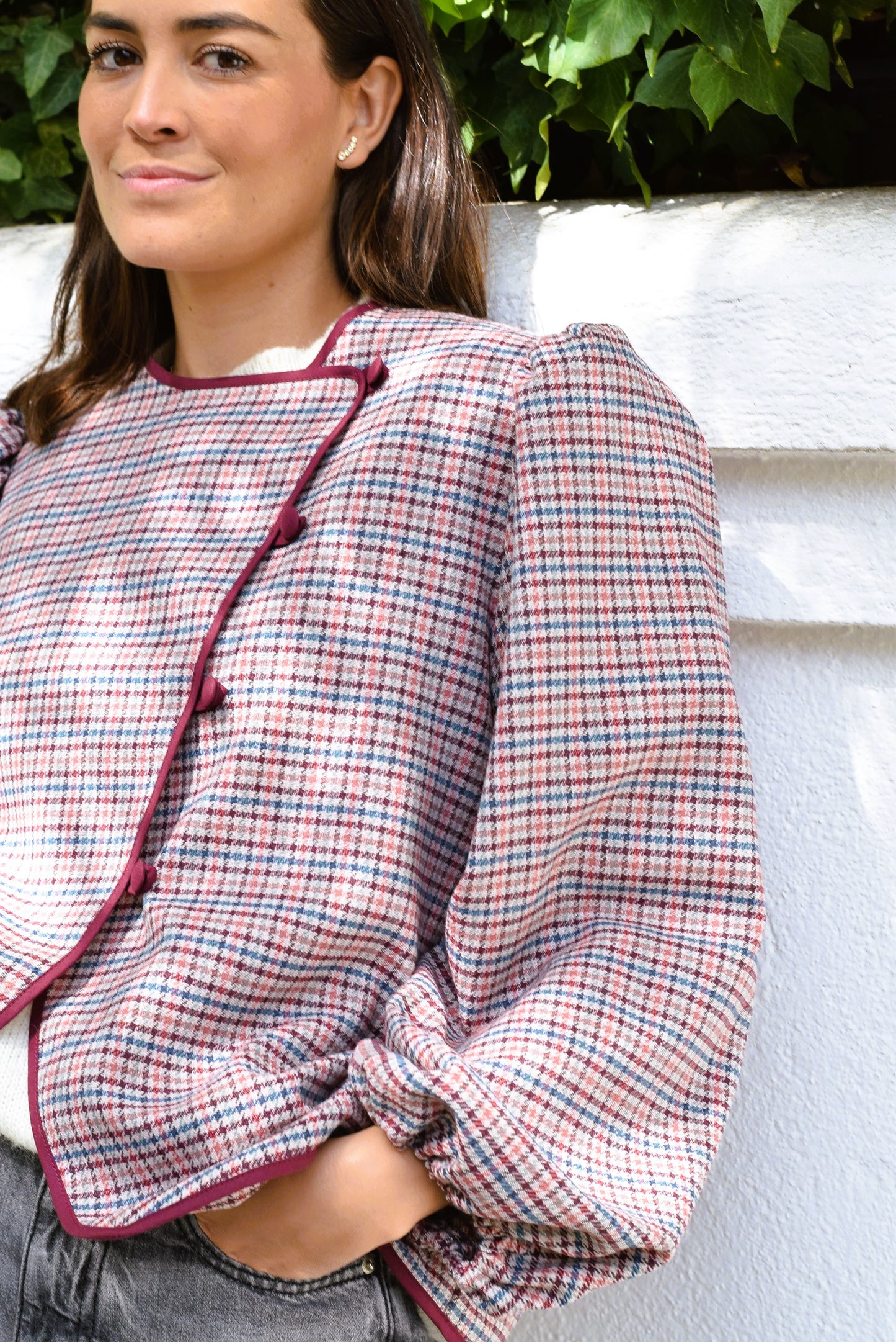 CHAQUETA SIMONA - GRANATE - PREORDER 20 OCTUBRE