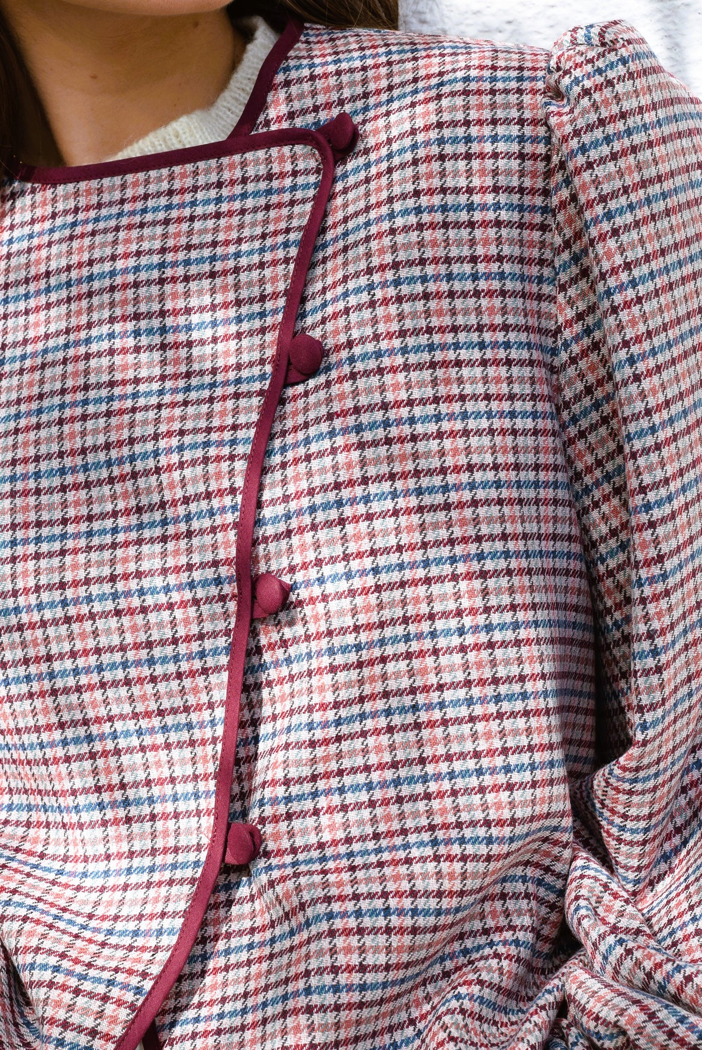 CHAQUETA SIMONA - GRANATE - PREORDER 20 OCTUBRE
