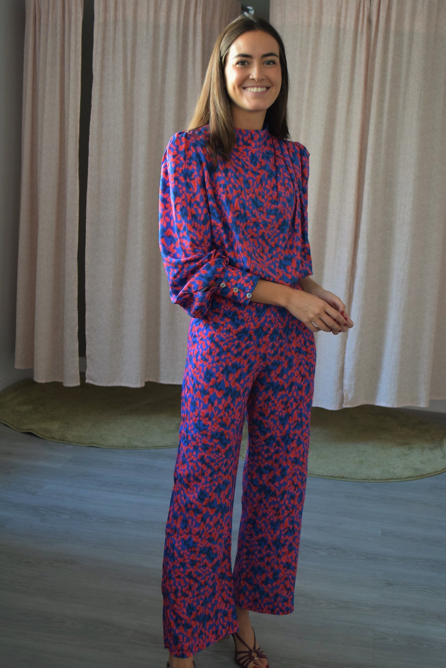 PANTALONES SOL - ROJO Y AZUL