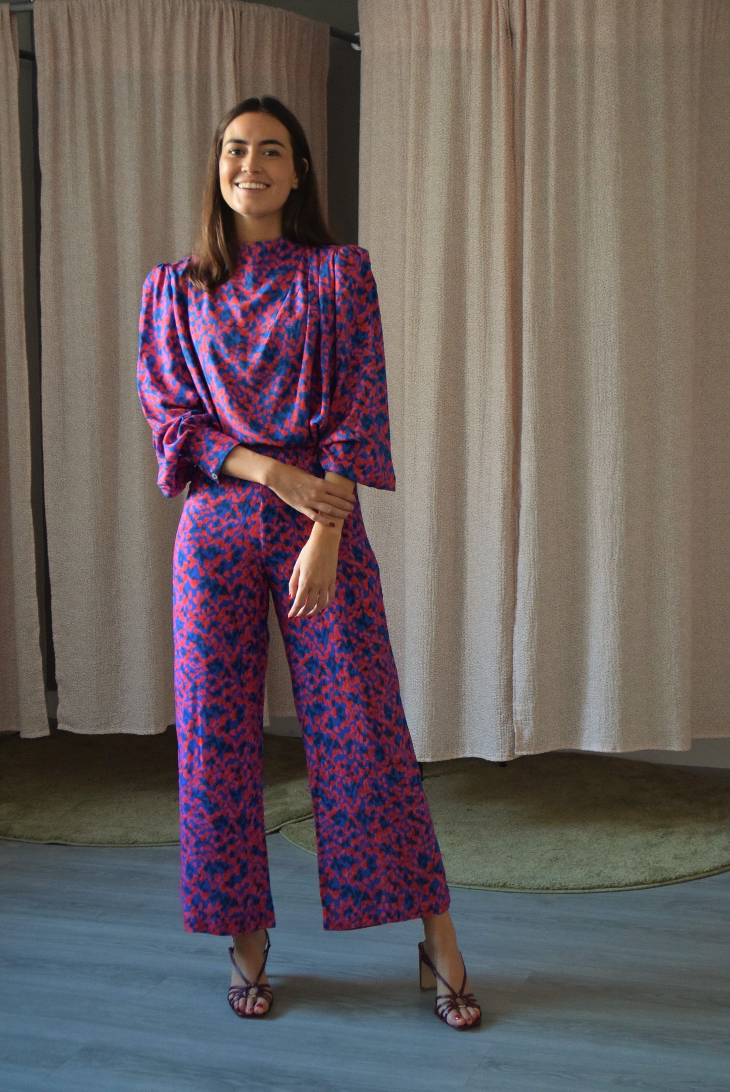 PANTALONES SOL - ROJO Y AZUL
