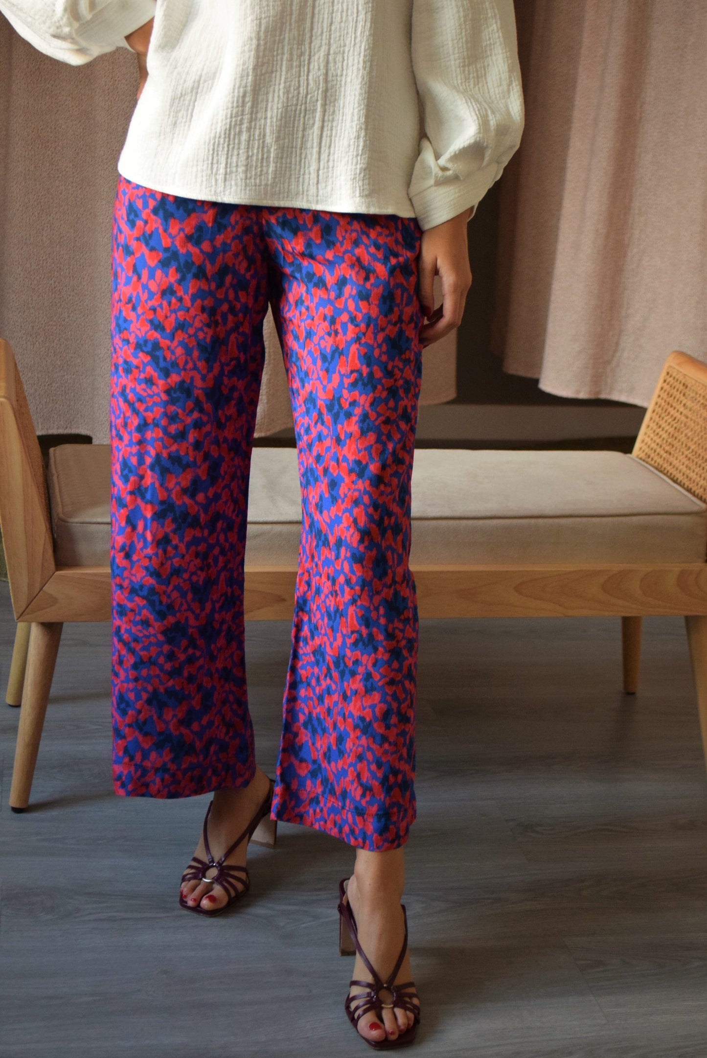 PANTALONES SOL - ROJO Y AZUL