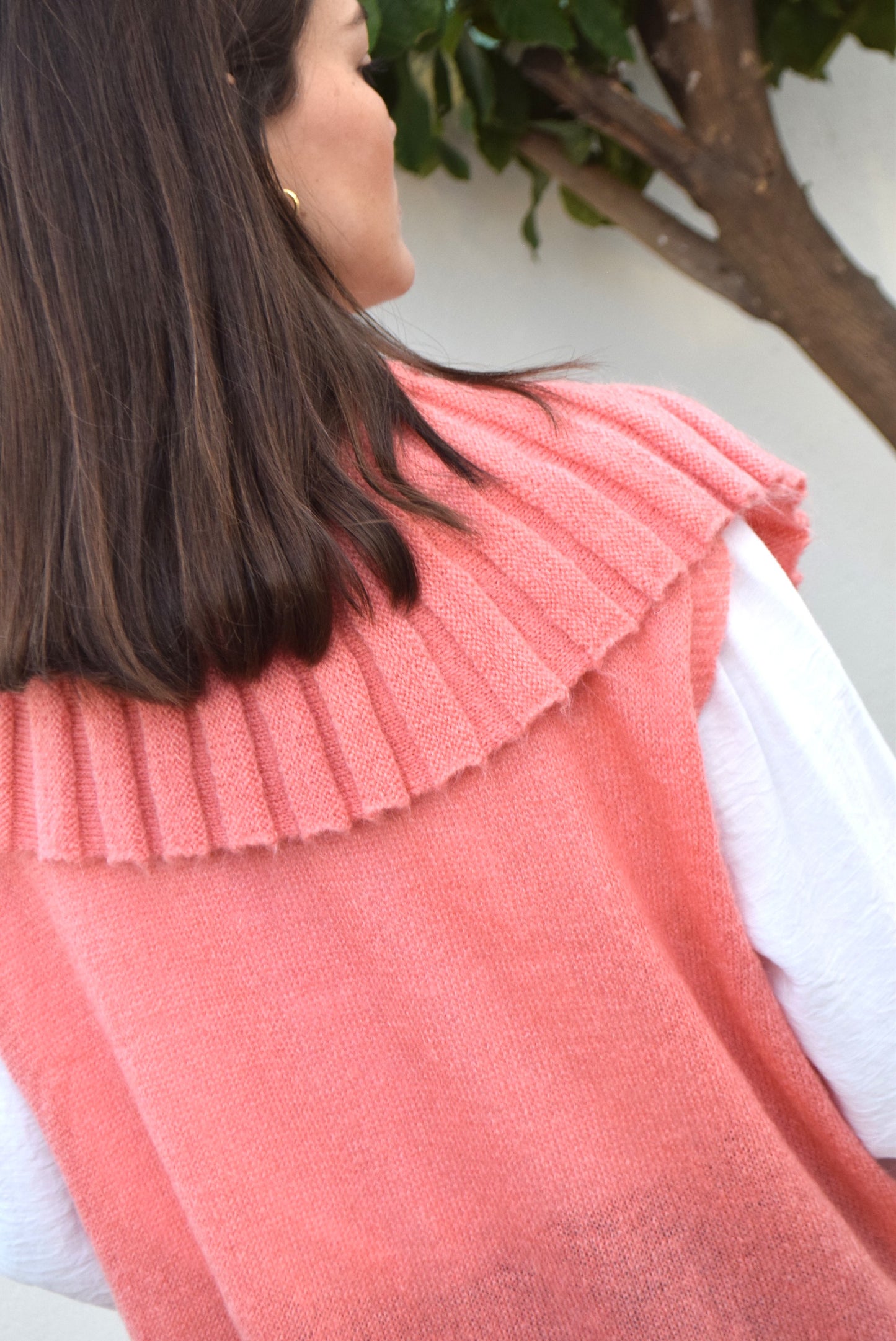 CHALECO GRAZIA - MOHAIR ROSA
