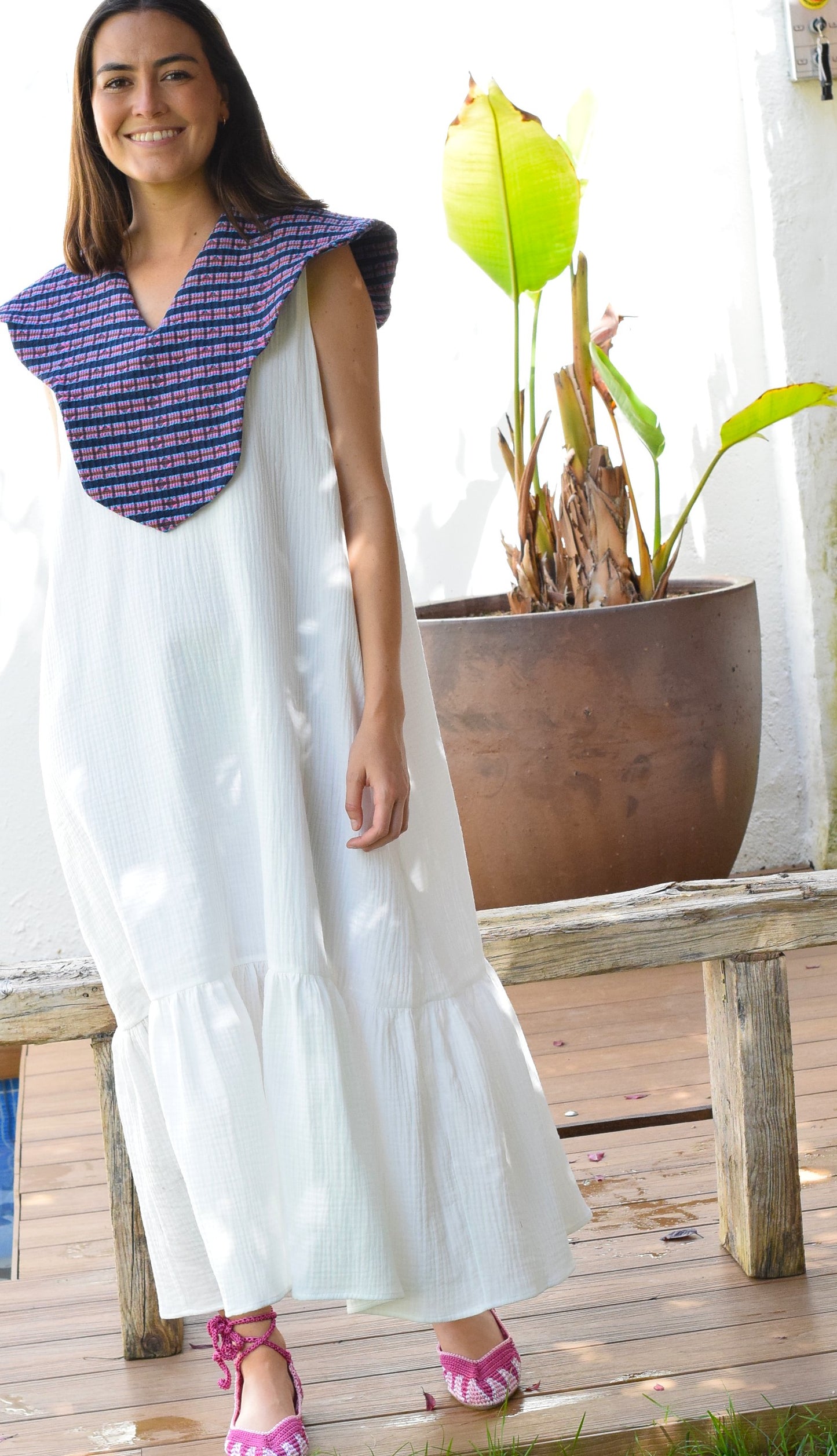 VESTIDO VALVANERA - BLANCO - PREORDER 18 JUNIO