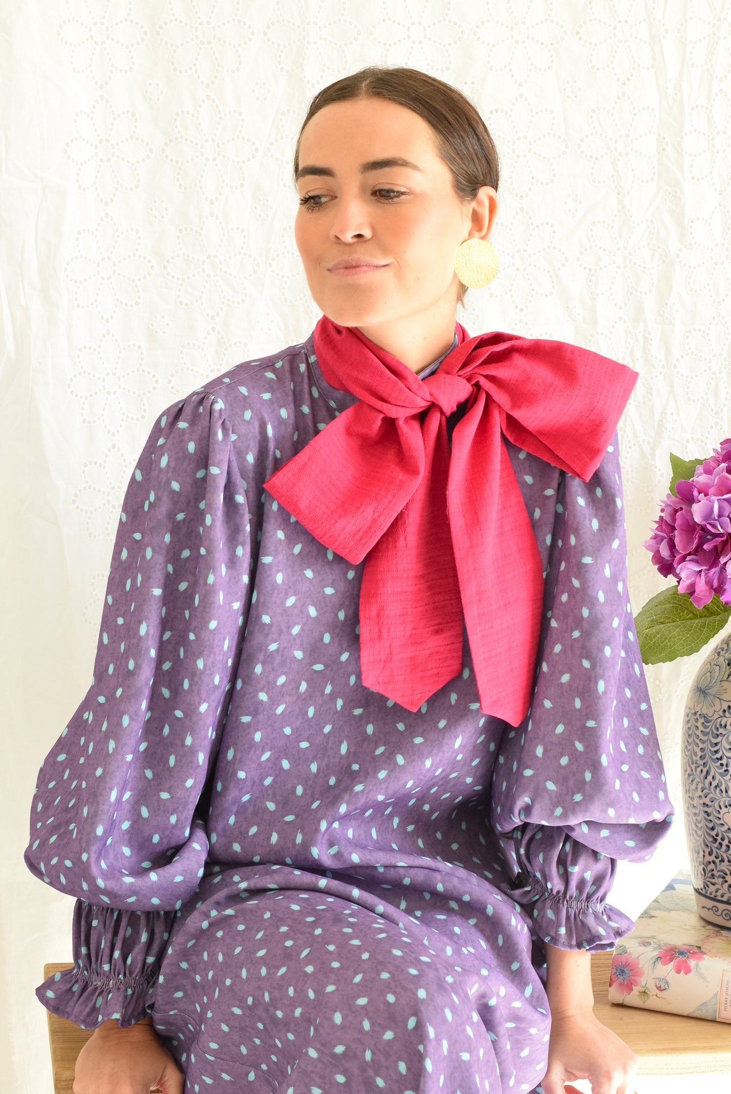 VESTIDO CLEMENTINA - MORADO -