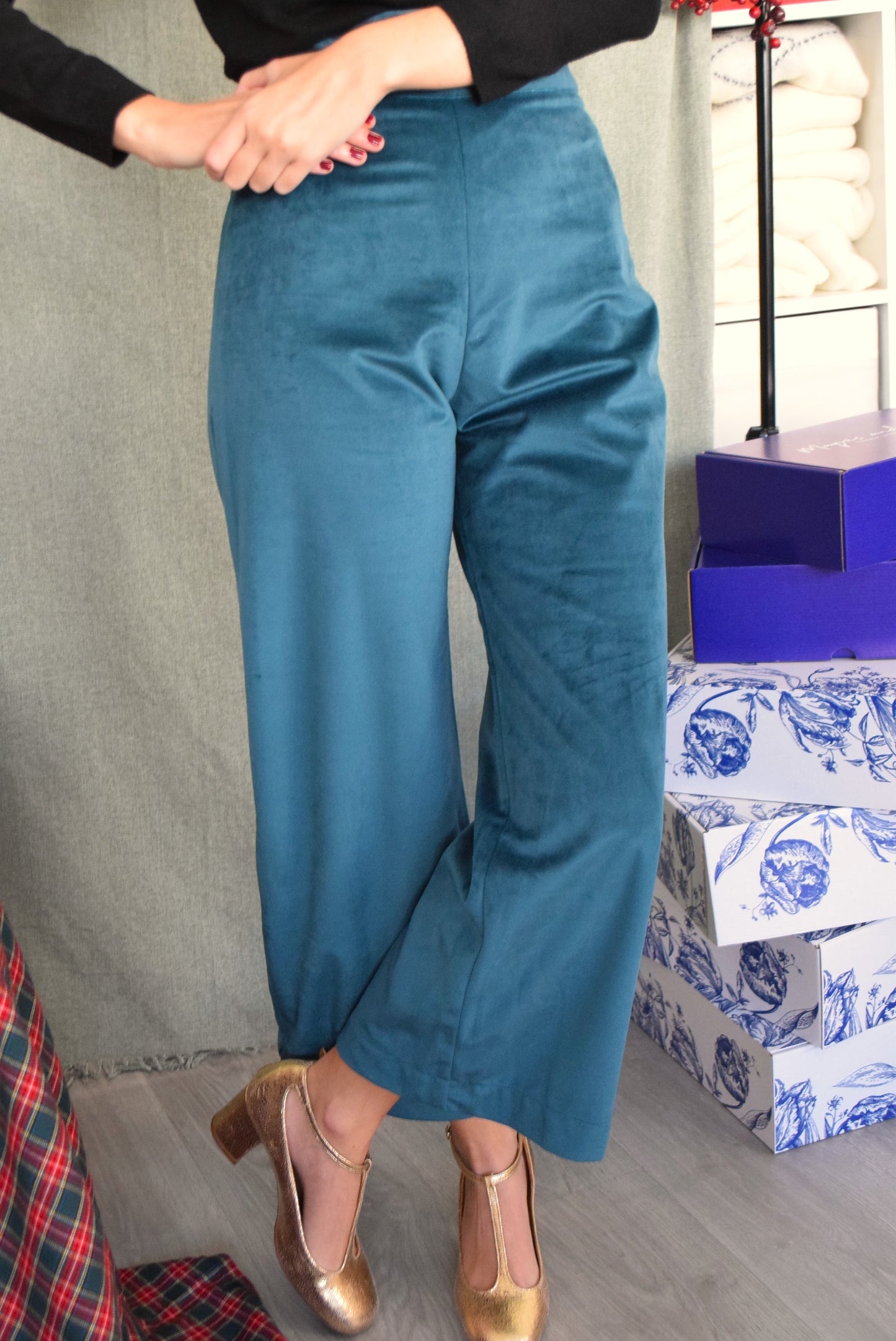 Pantalones terciopelo verde
