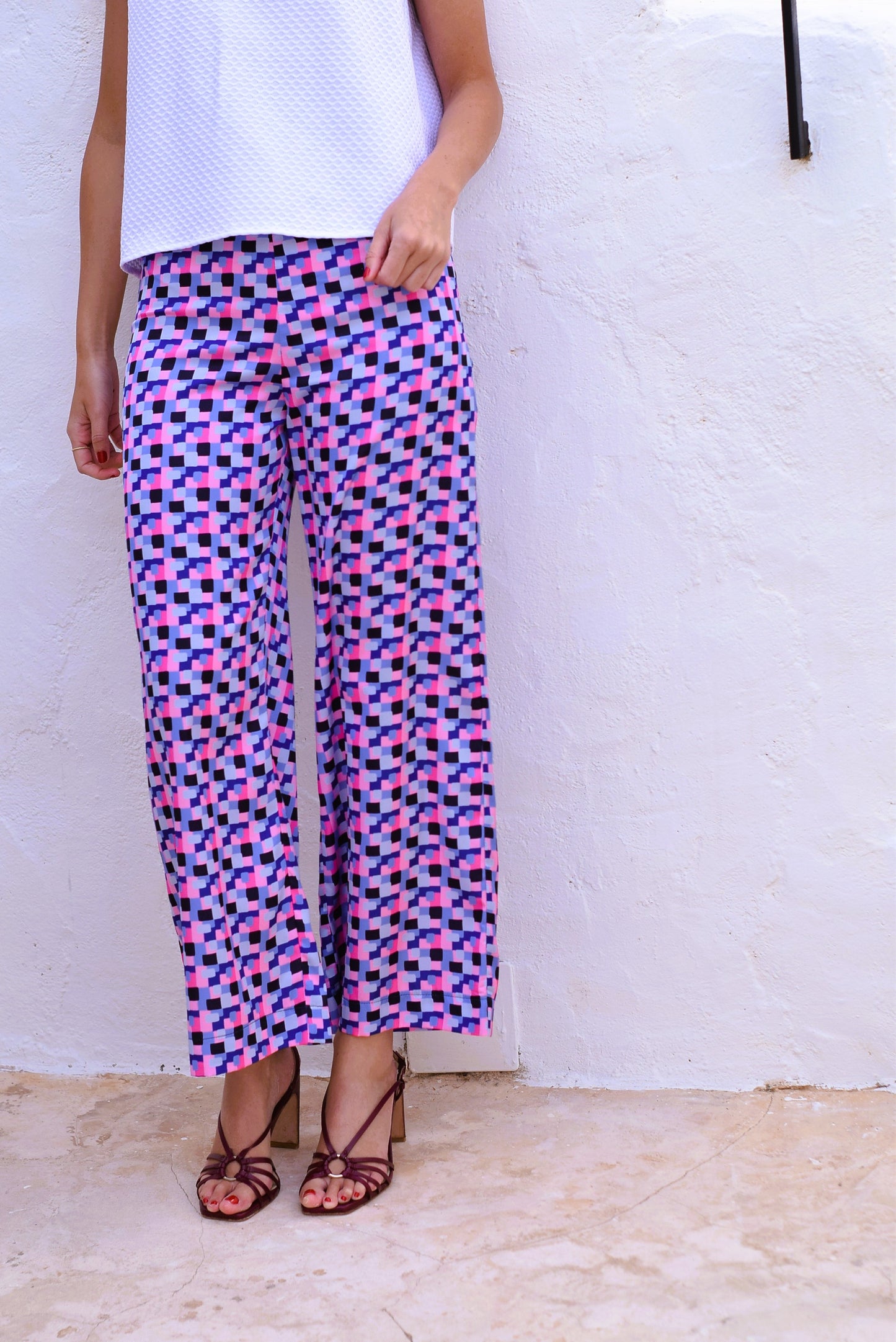 PANTALONES SOL - AZUL Y ROSA - PREORDER 5 JULIO