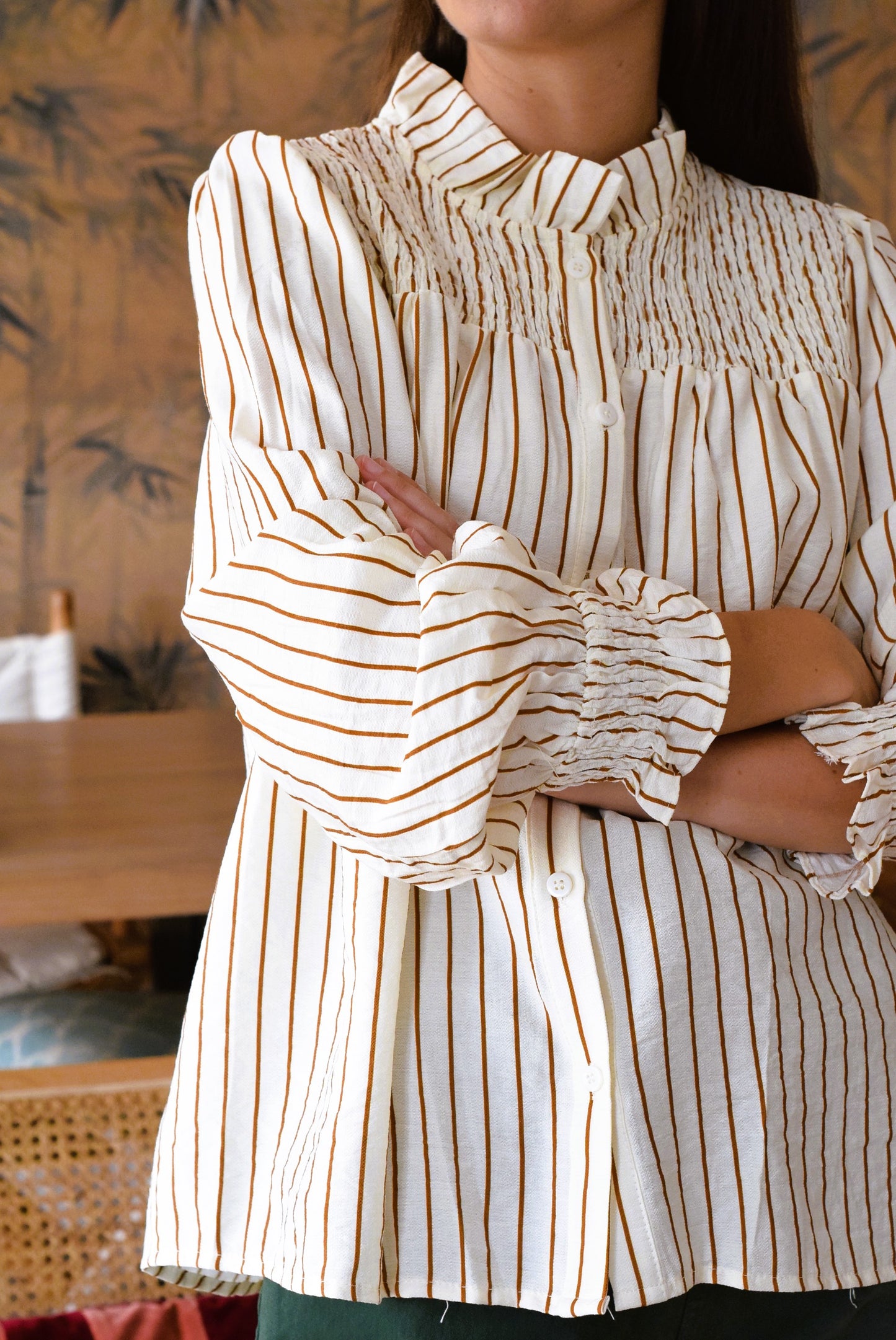 BLUSA LONDRES - CAMEL