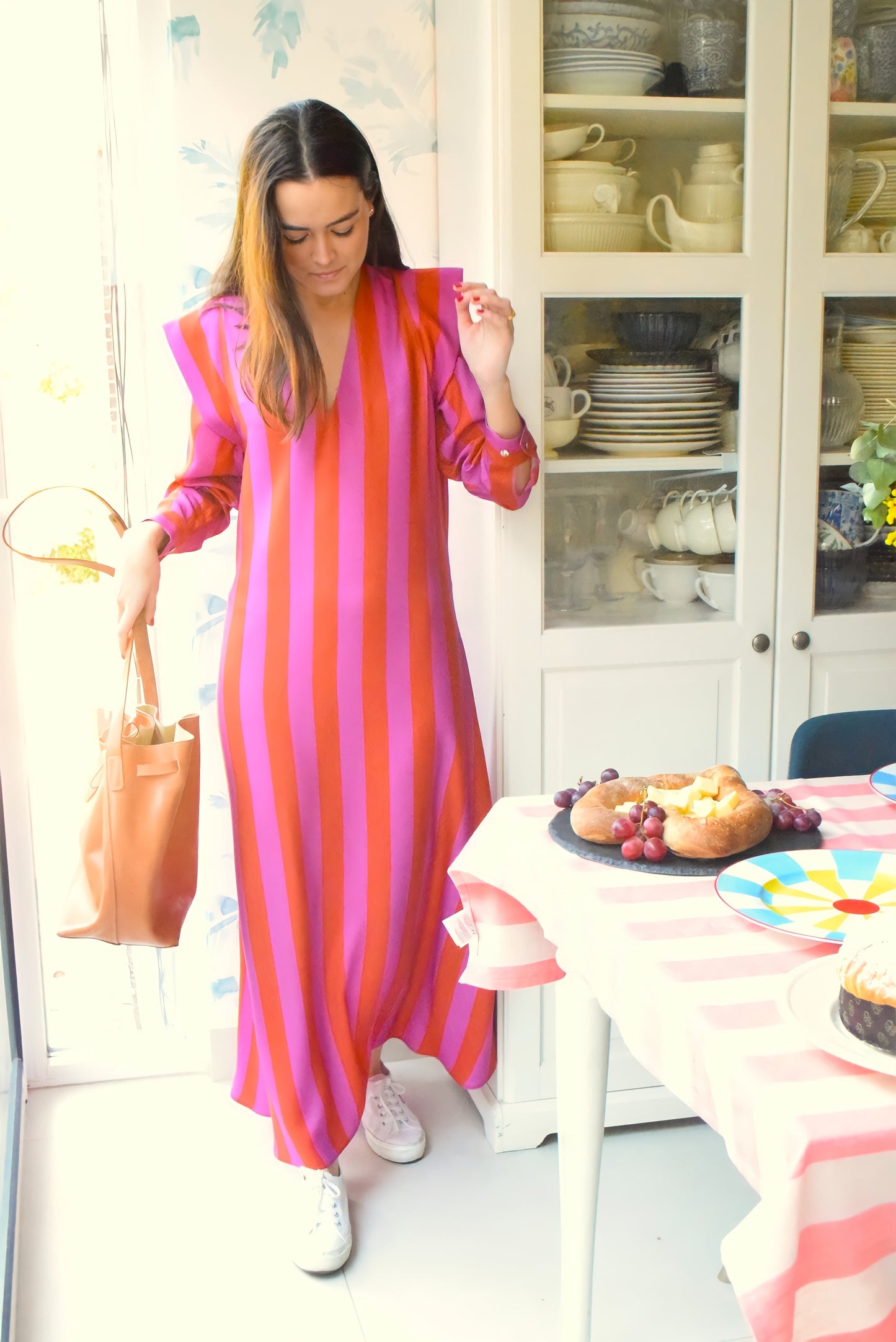 VESTIDO CARLOTA - RAYAS - OUTLET