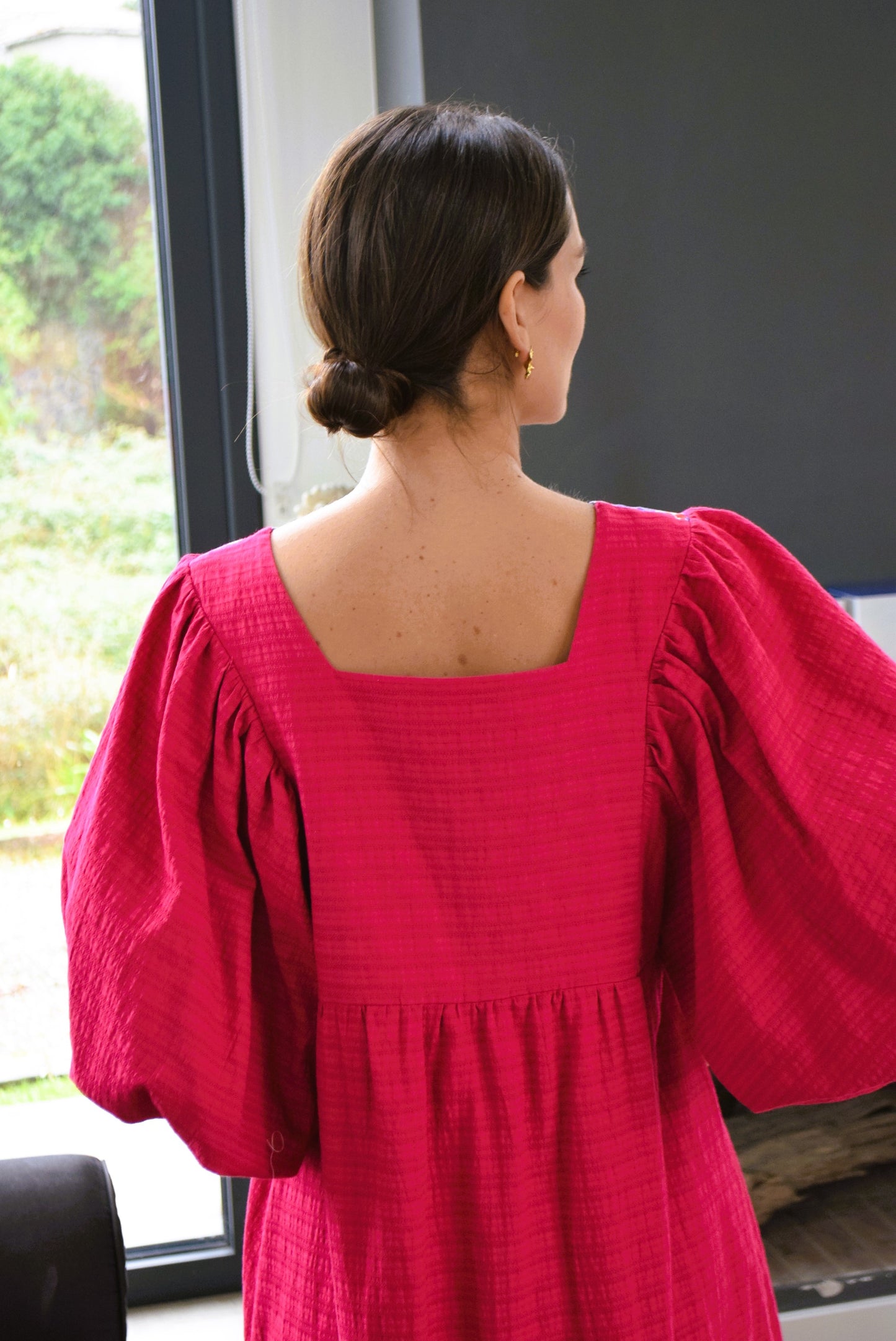 SIMONETA DRESS - FUCHSIA -