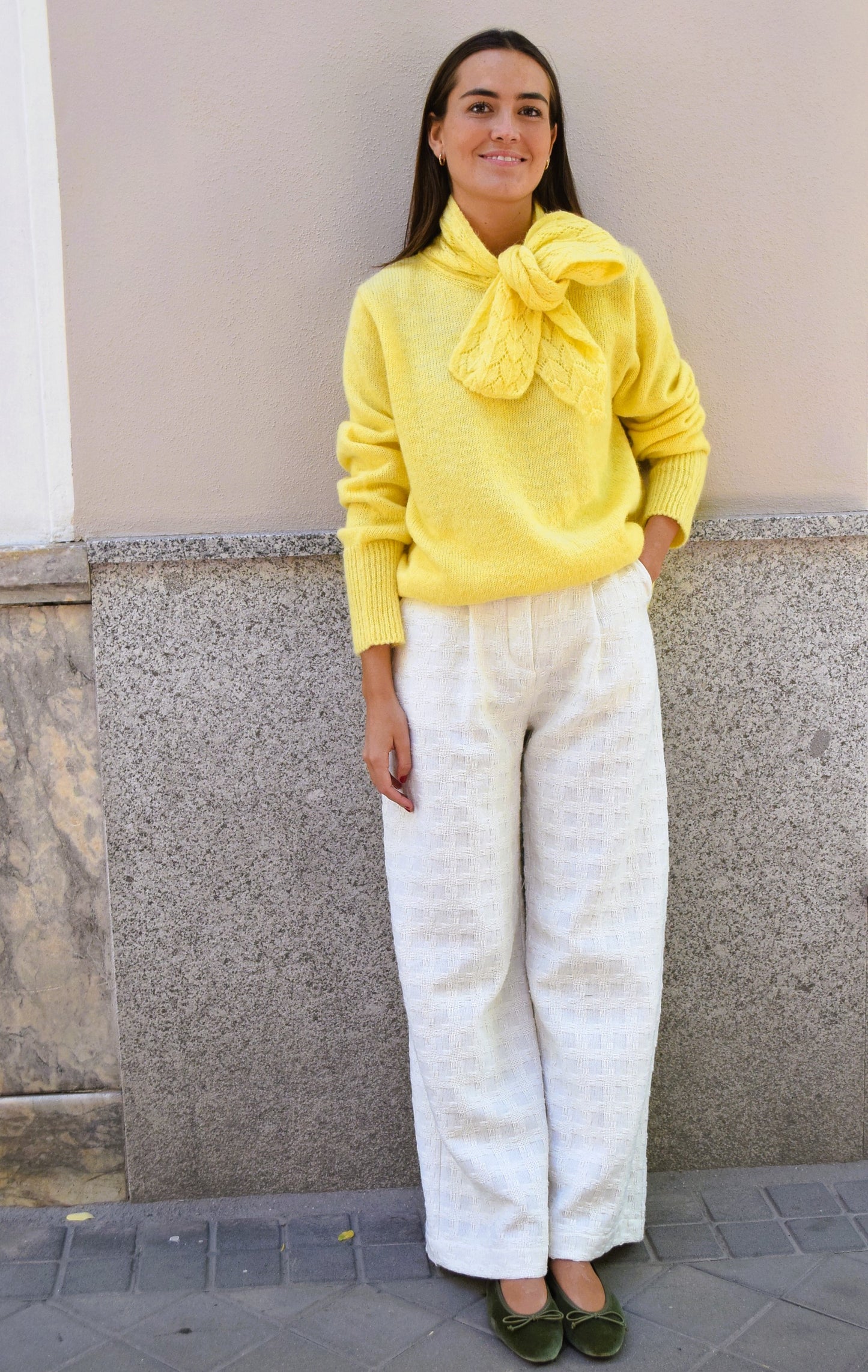 JERSEY LUISA - MOHAIR AMARILLO -