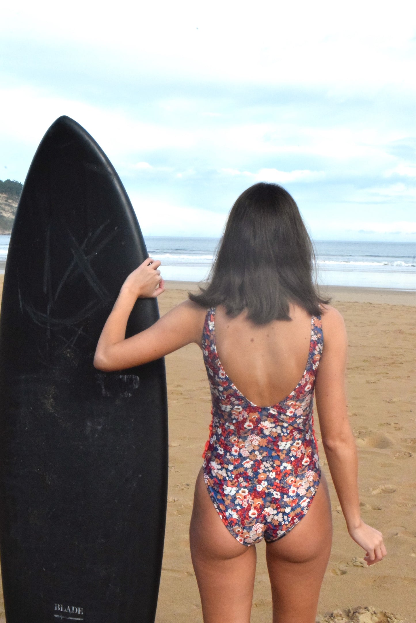 TRAJE DE BAÑO - HILDA - LIBERTY CON CORAL -