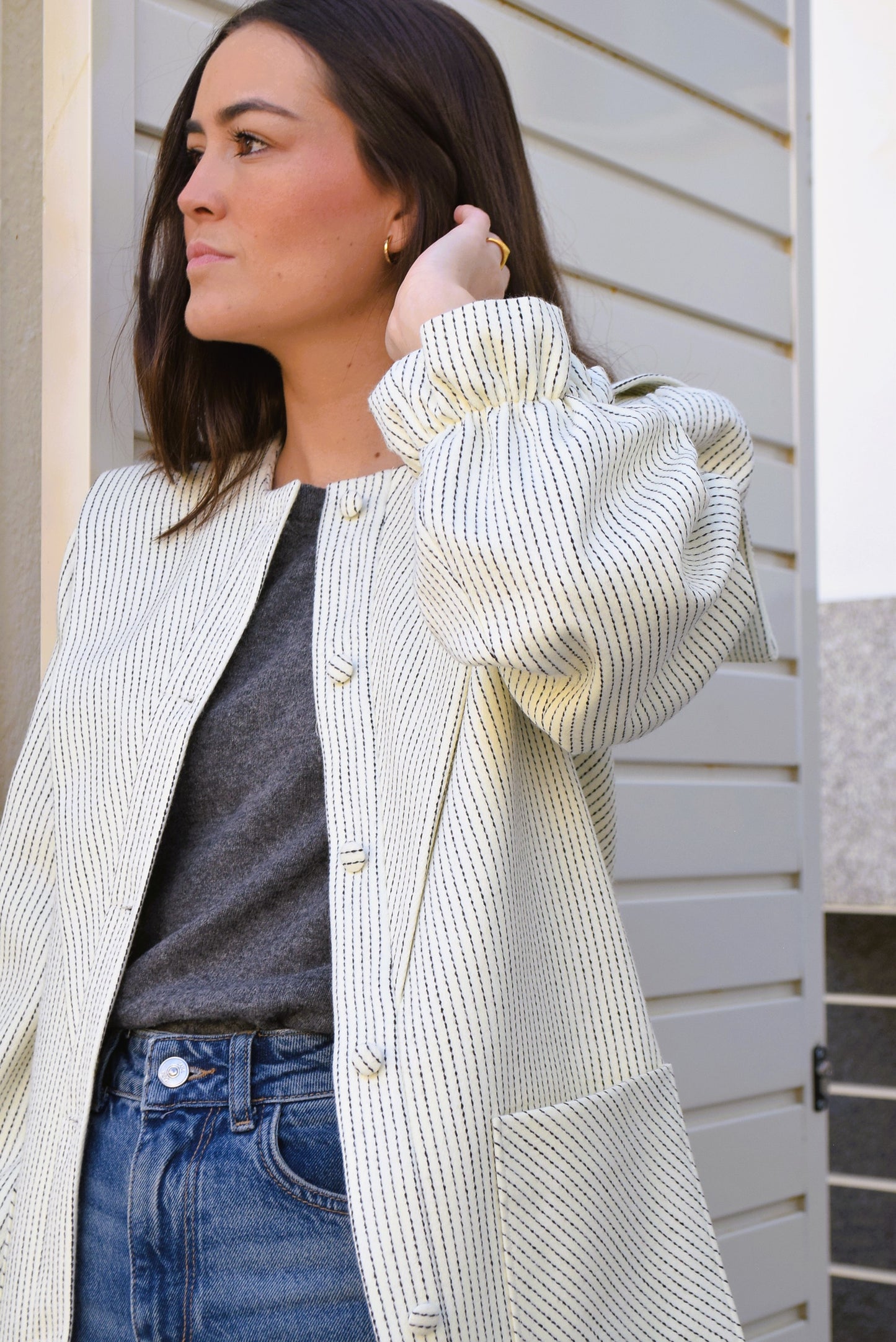 ISABEL JACKET - NAVY -