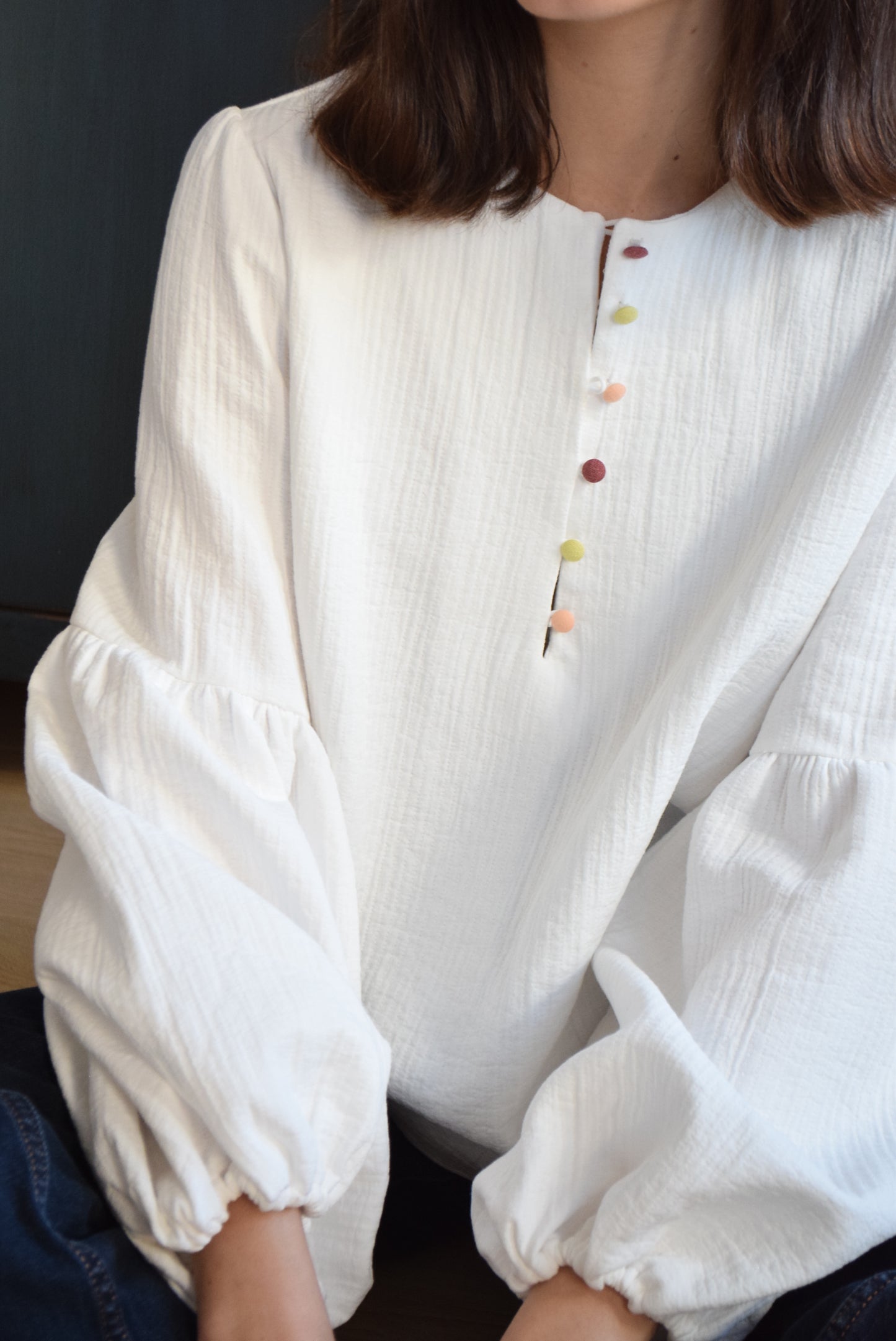 BLUSA GENOVEVA - BLANCA -