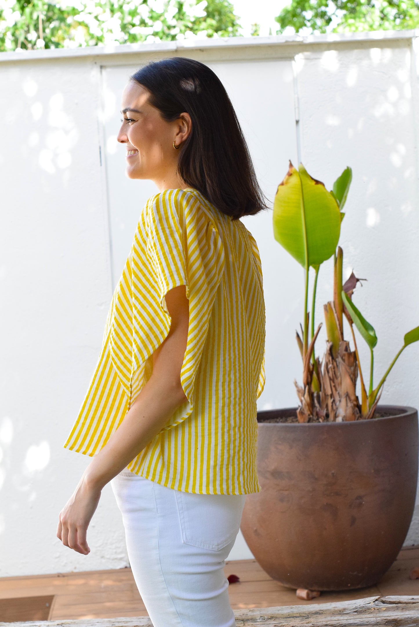 BLUSA FILIPA - BÁMBULA RAYAS AMARILLAS