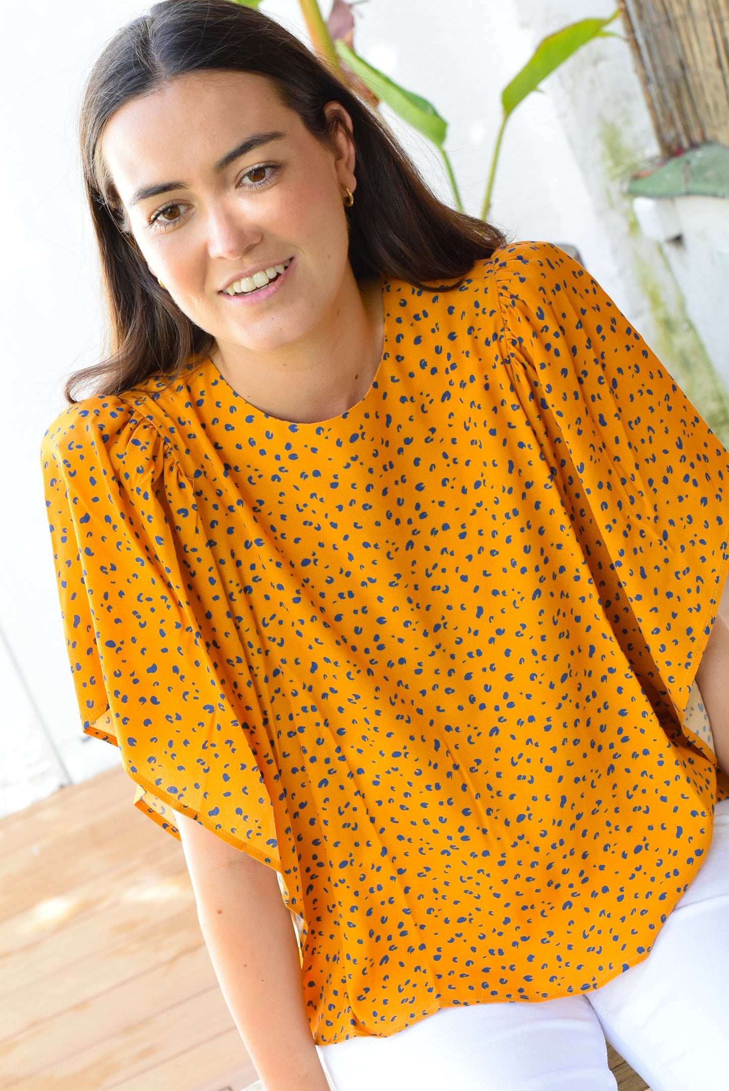 BLUSA FILIPA - MOTAS - OUTLET