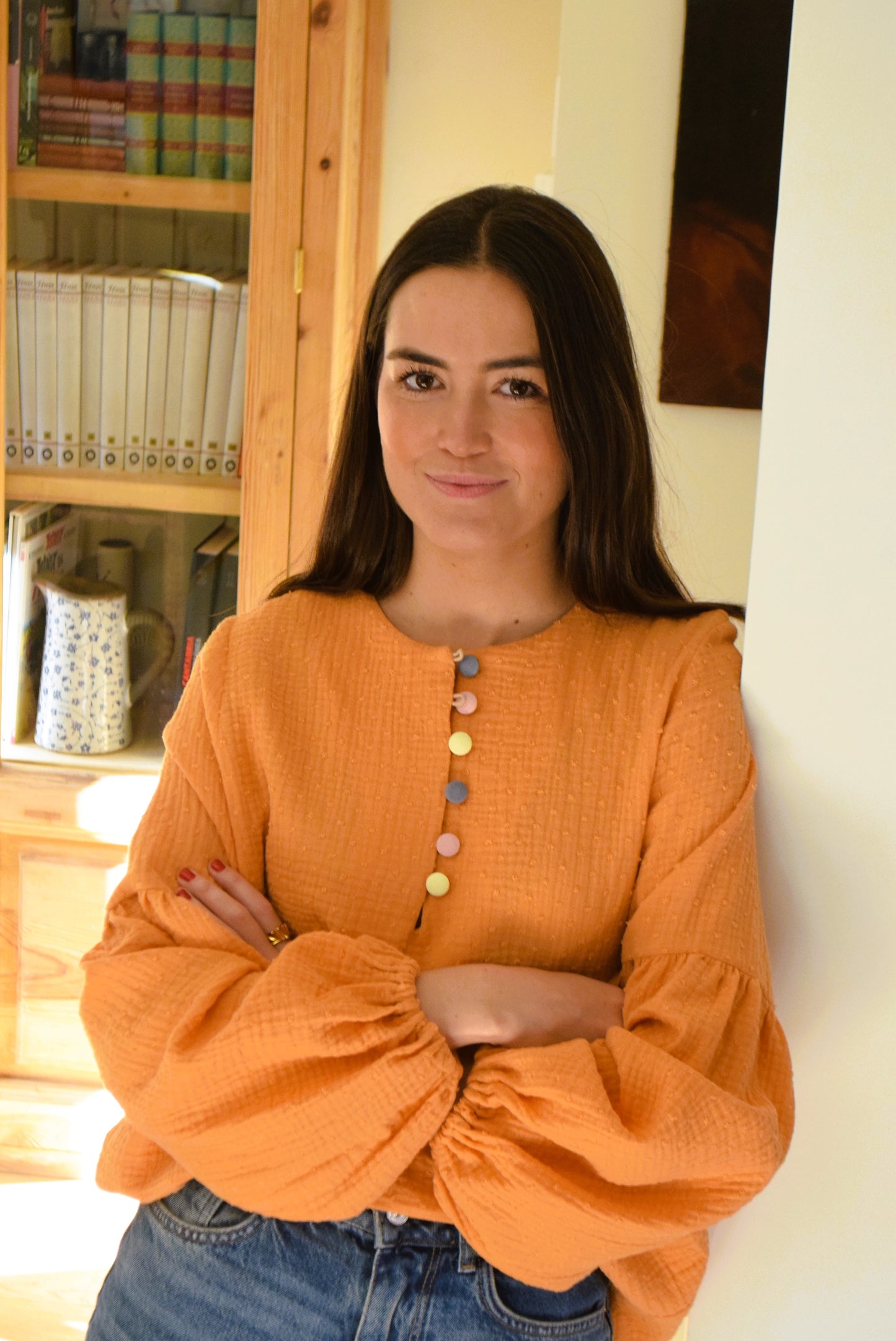 BLUSA GENOVEVA - PLUMETI MANGO -
