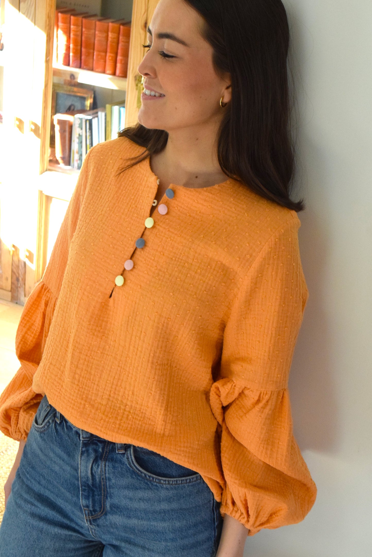 BLUSA GENOVEVA - PLUMETI MANGO -
