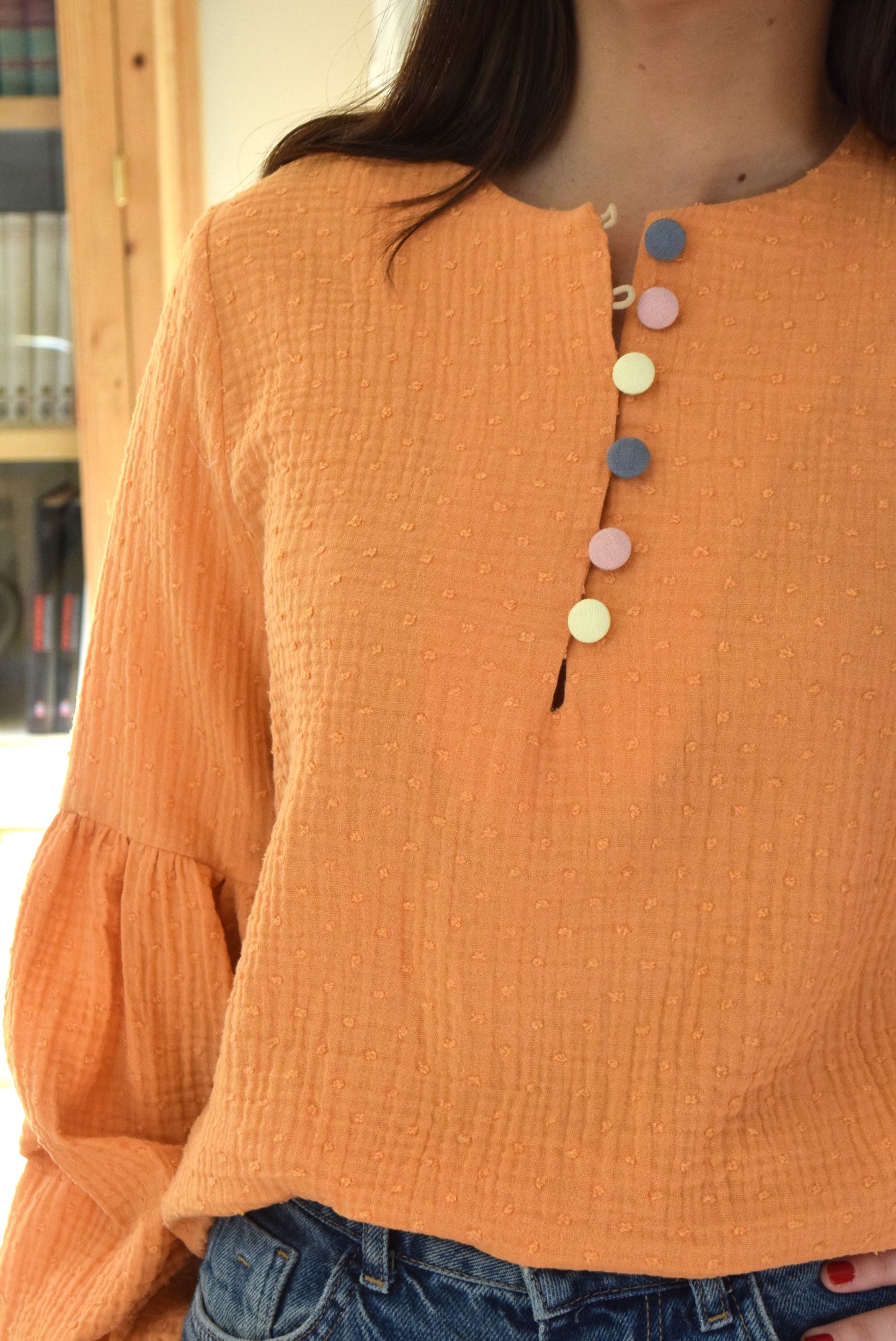 BLUSA GENOVEVA - PLUMETI MANGO -