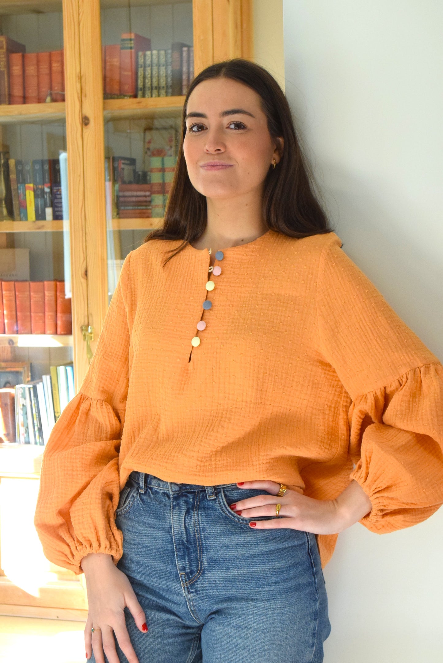 BLUSA GENOVEVA - PLUMETI MANGO -