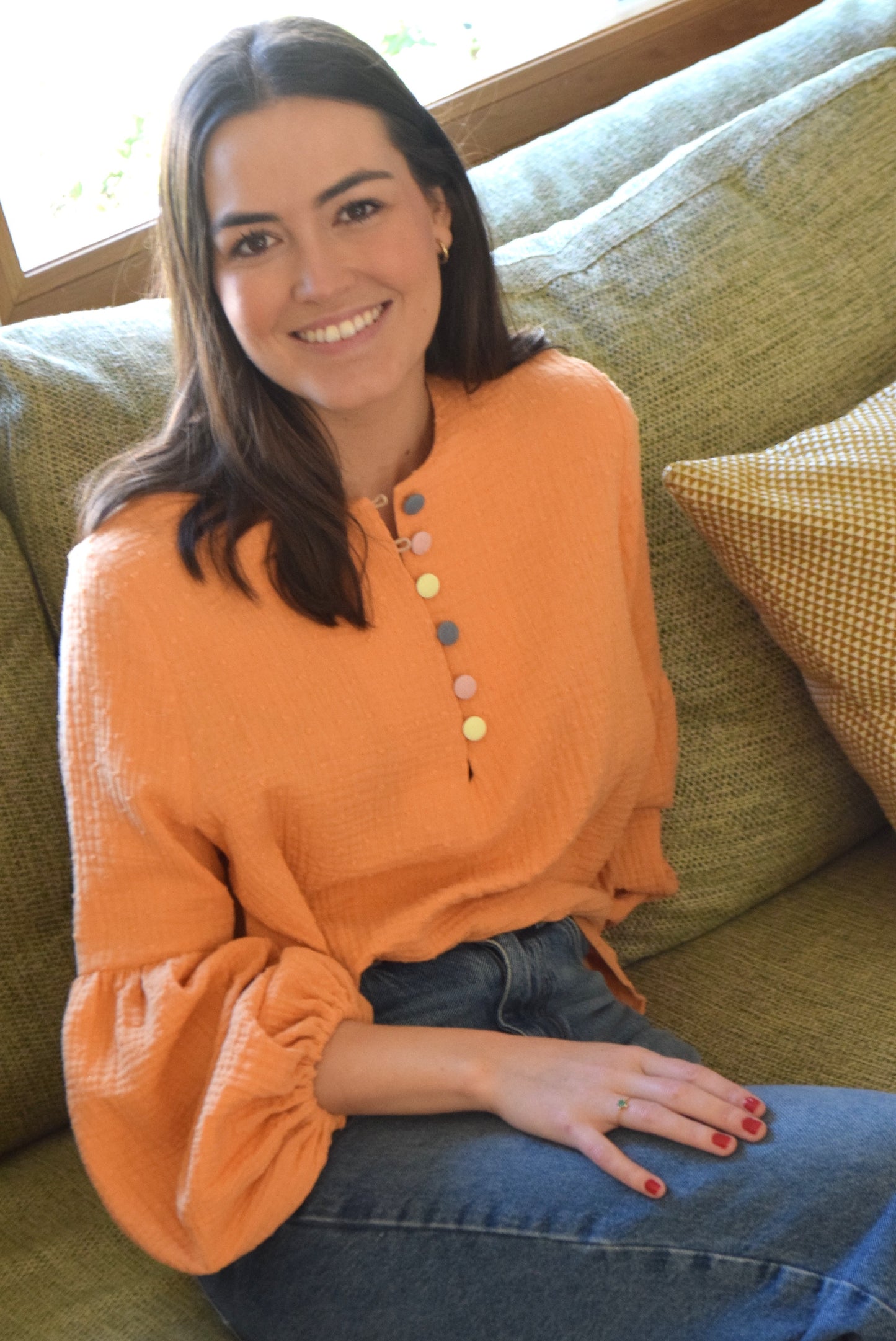 BLUSA GENOVEVA - PLUMETI MANGO -