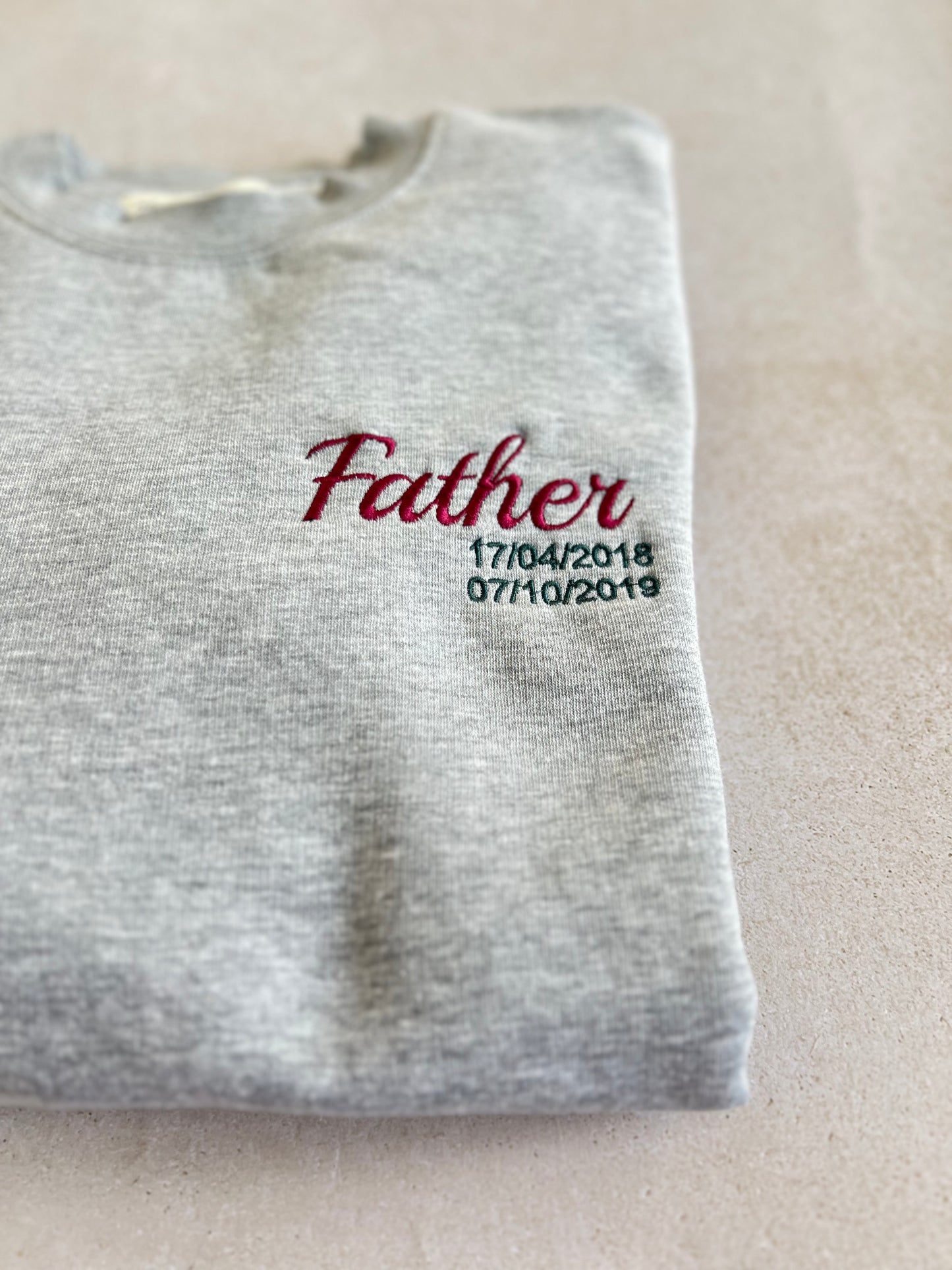 FATHER SWEATSHIRT - PERSONALIZED -