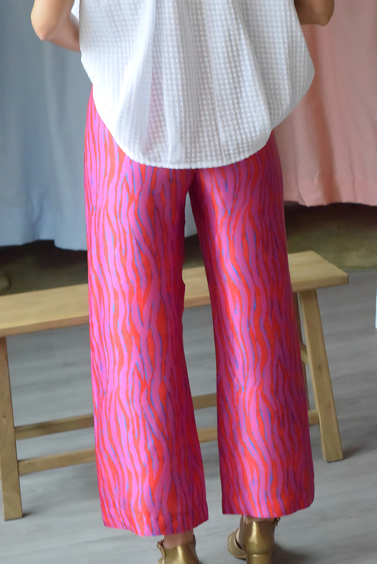PANTALONES SOL - ROSA Y ROJO - OUTLET