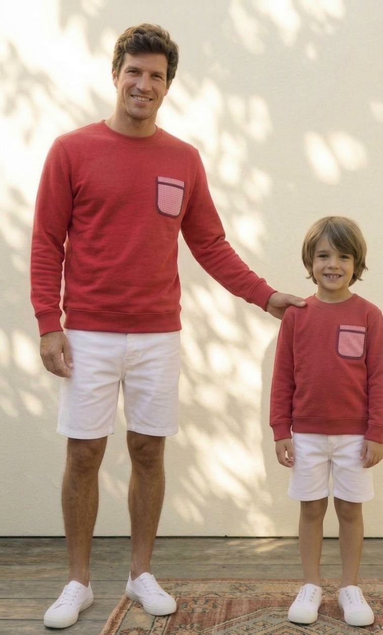 SUDADERA ROJA - HOMBRE - PREORDER 30 ABRIL