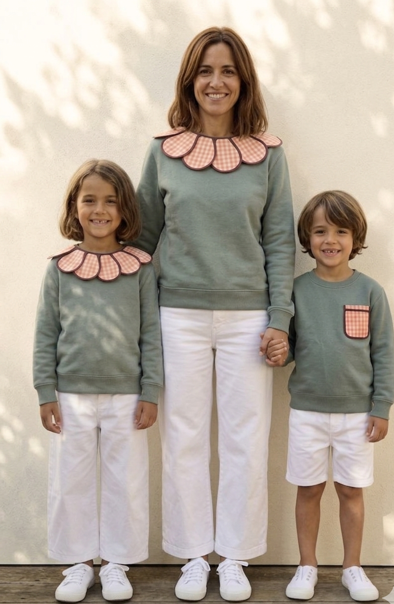 SUDADERA VERDE - KIDS -