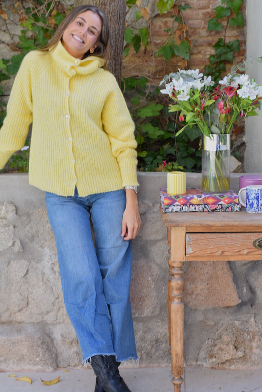 CHAQUETA MARTINA LANA - AMARILLO - PREORDER 31 OCTUBRE