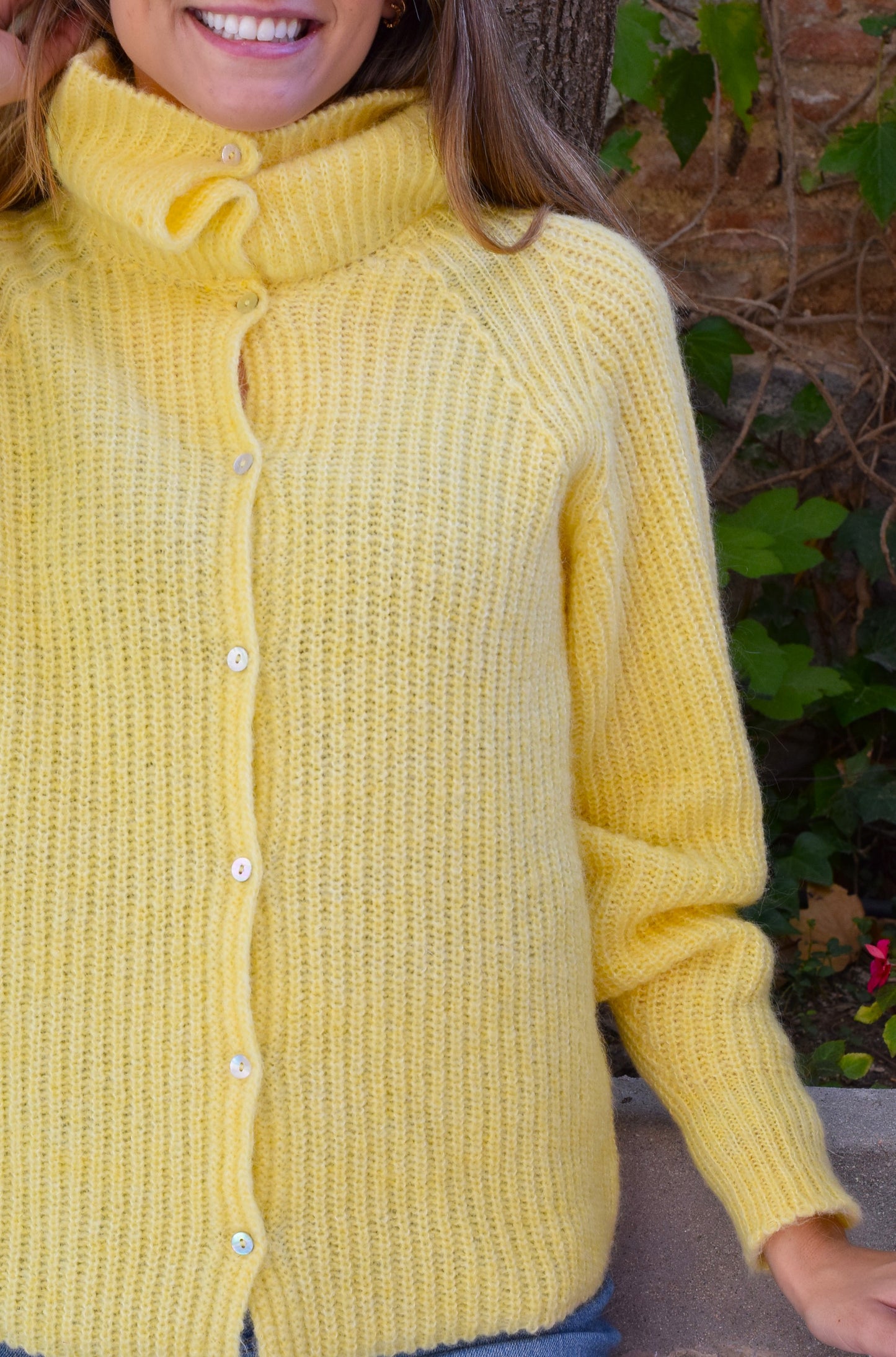 CHAQUETA MARTINA LANA - AMARILLO - PREORDER 31 OCTUBRE
