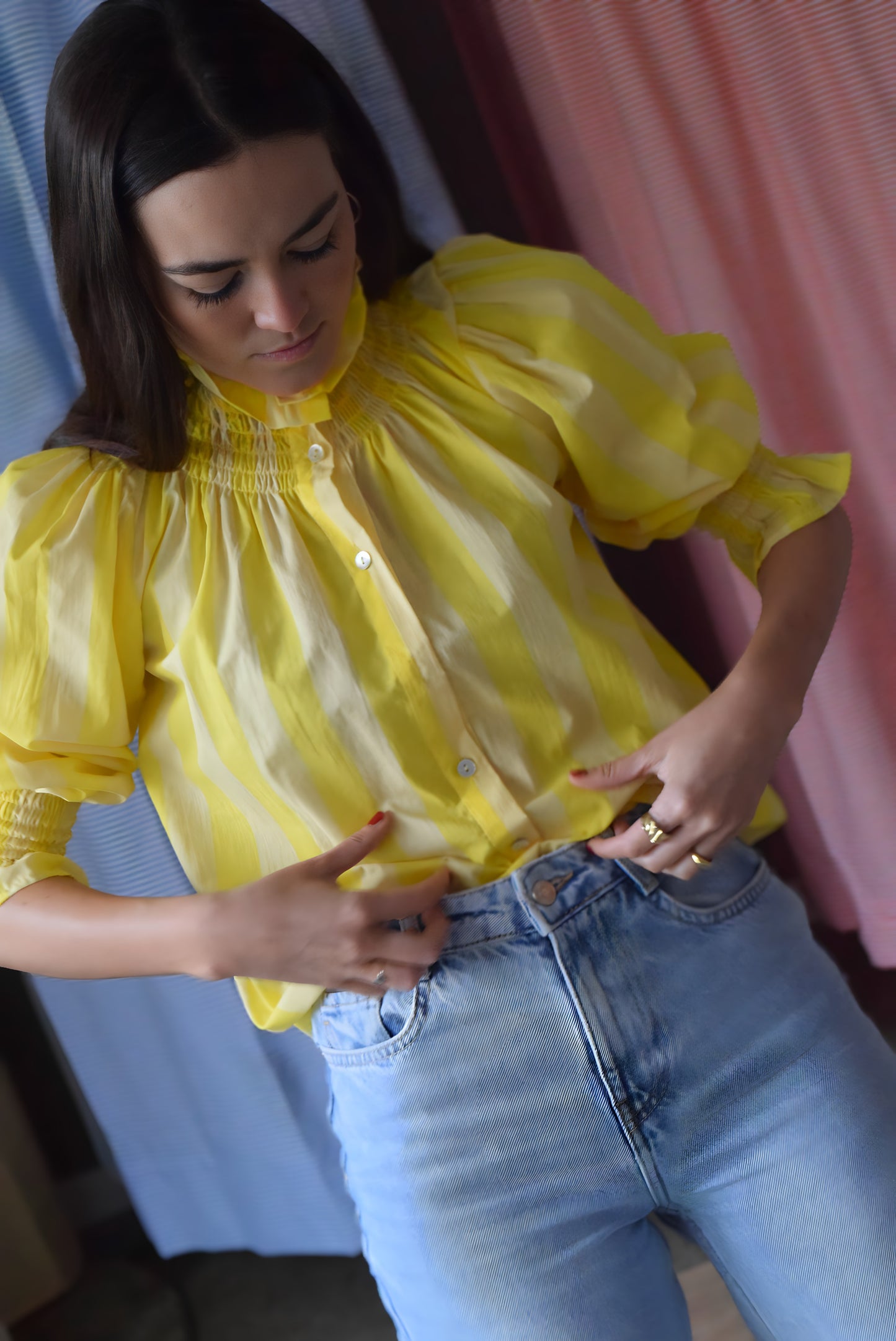 BLUSA MARÍA - AMARILLAS - OUTLET