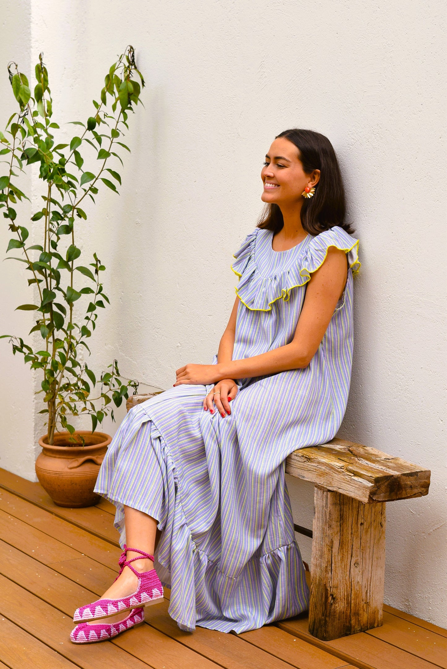 VESTIDO CONSTANZA - RAYAS