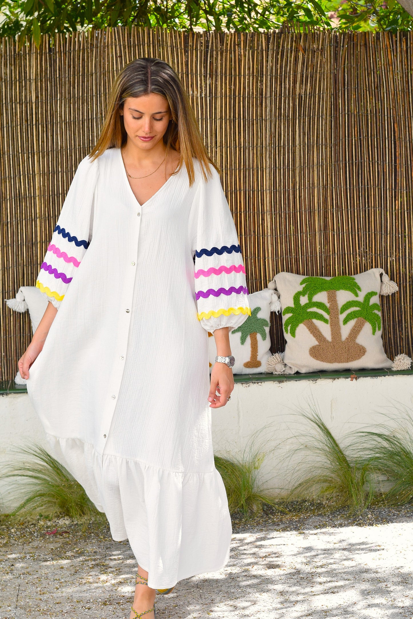 VESTIDO EUGENIA VERANO - BLANCO - PREORDER 21 MAYO