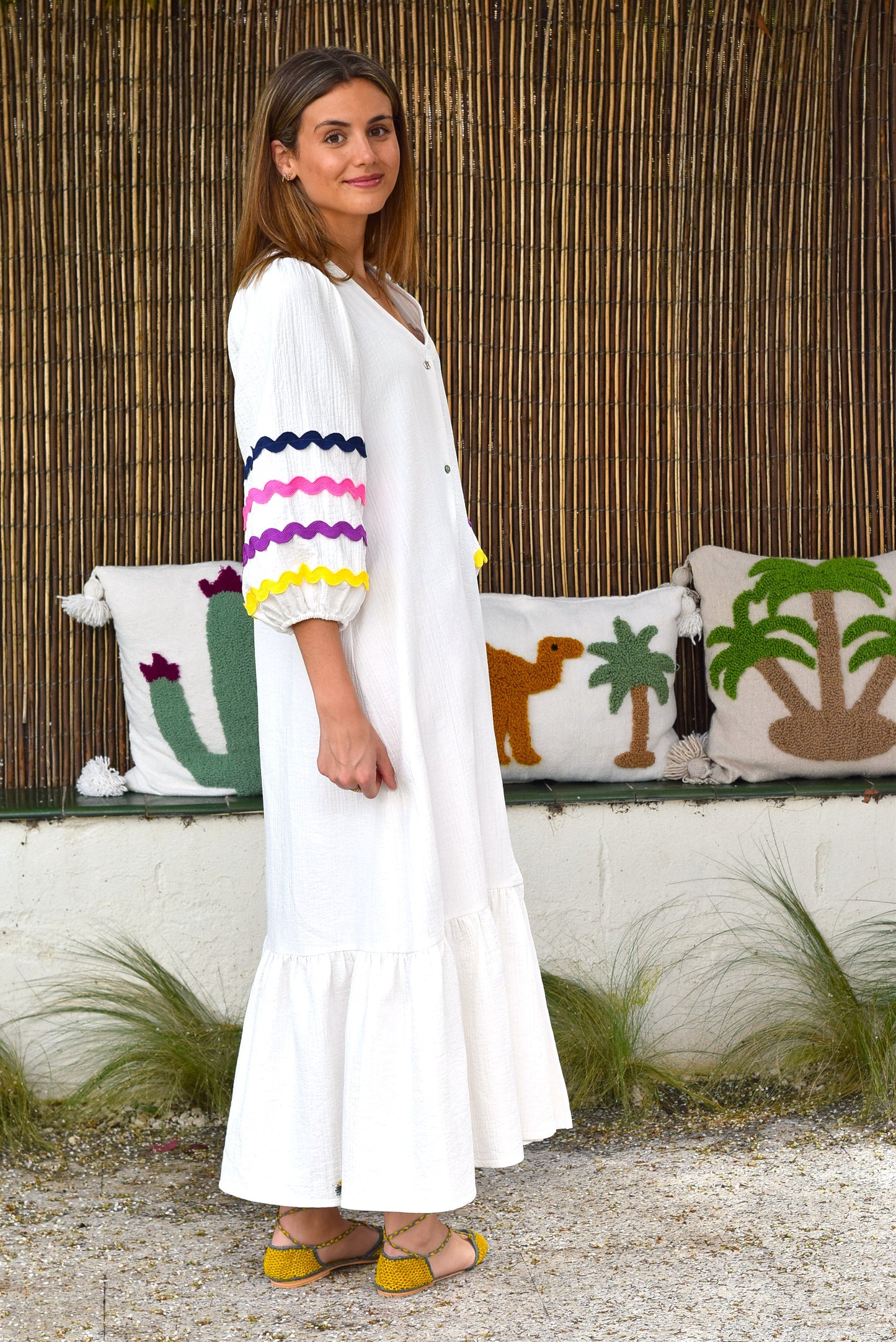 VESTIDO EUGENIA VERANO - BLANCO - PREORDER 21 MAYO