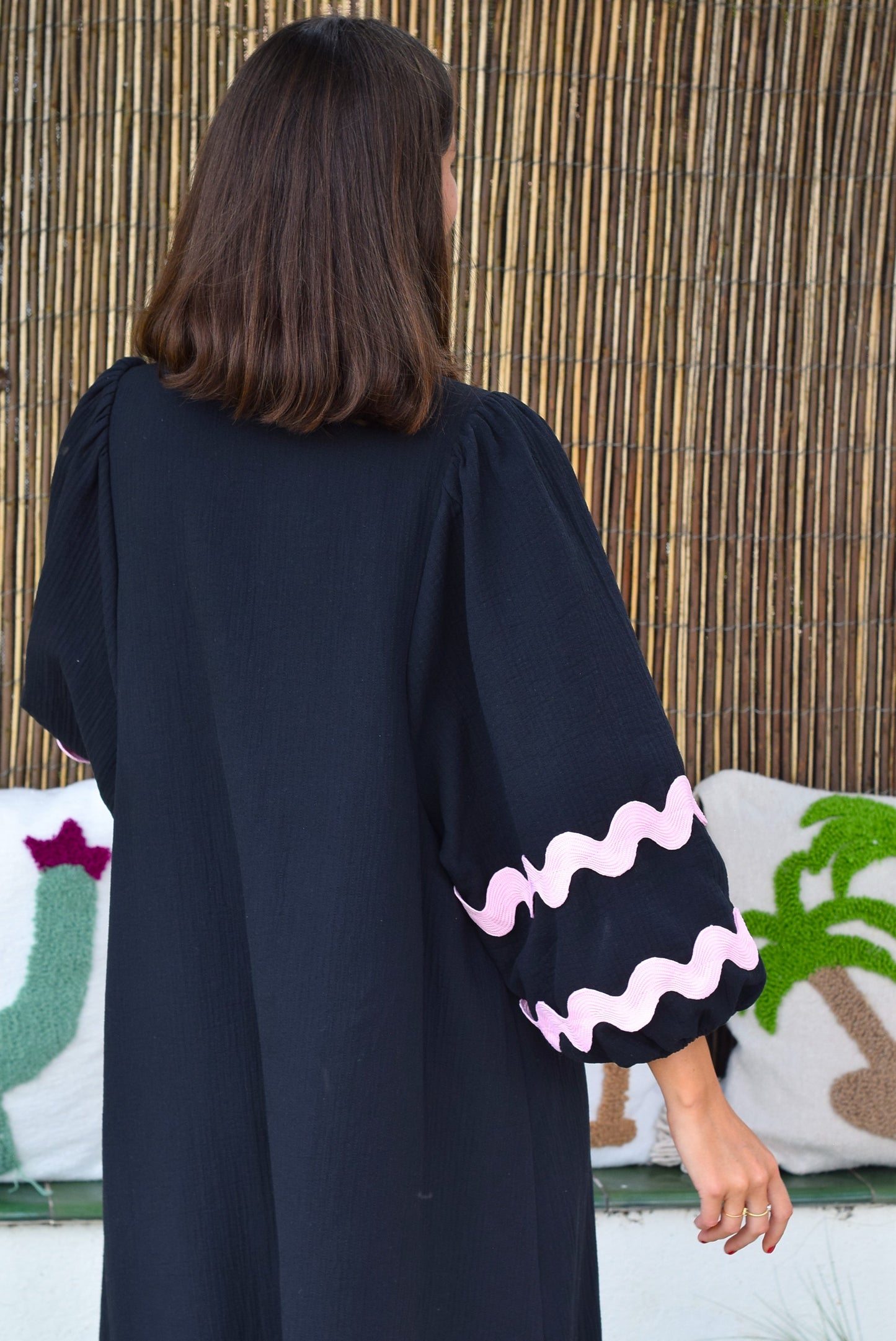 VESTIDO EUGENIA VERANO - NEGRO - PREORDER 21 MAYO