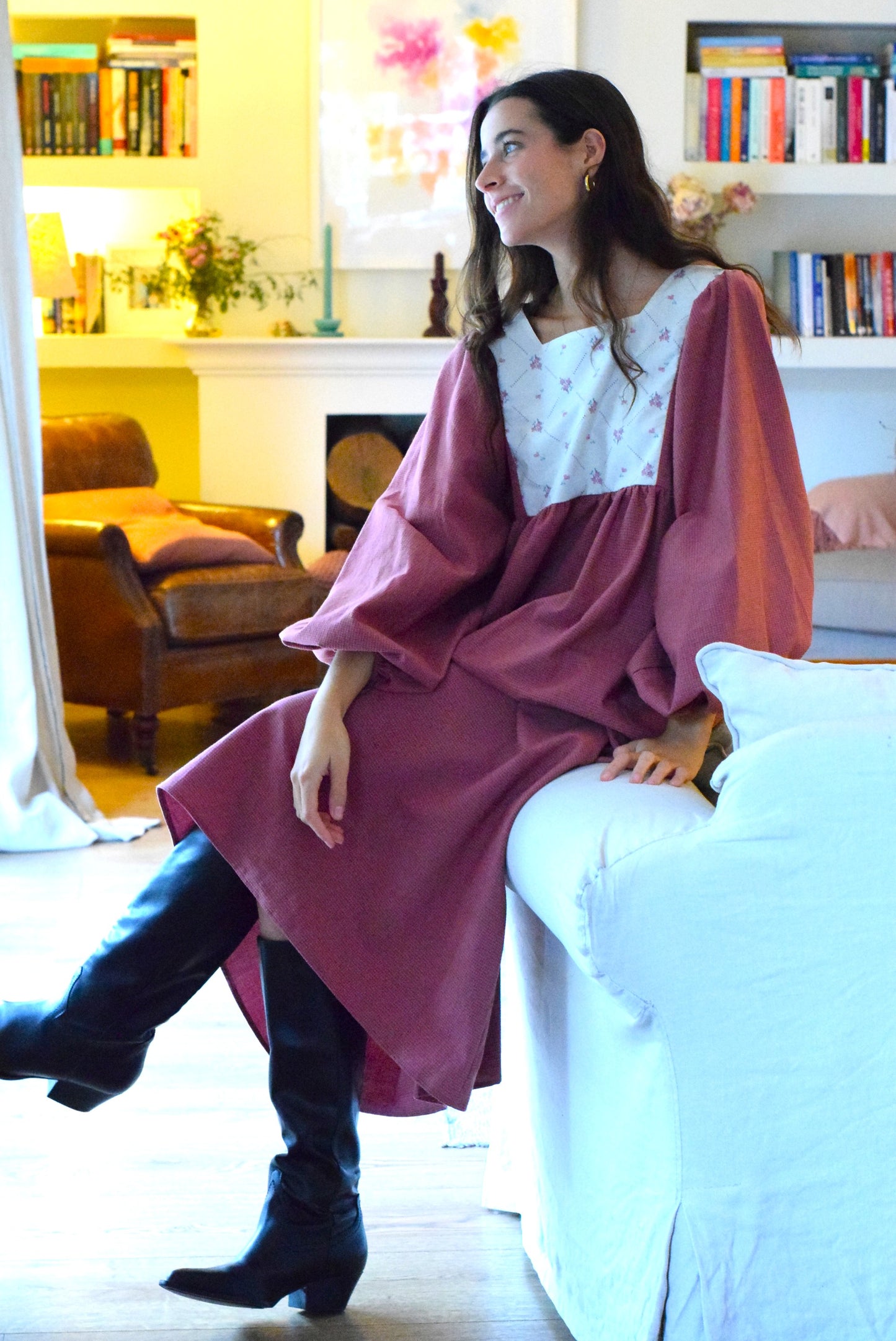 VESTIDO SIMONETA - VICHY - PREORDER 24 NOVIEMBRE